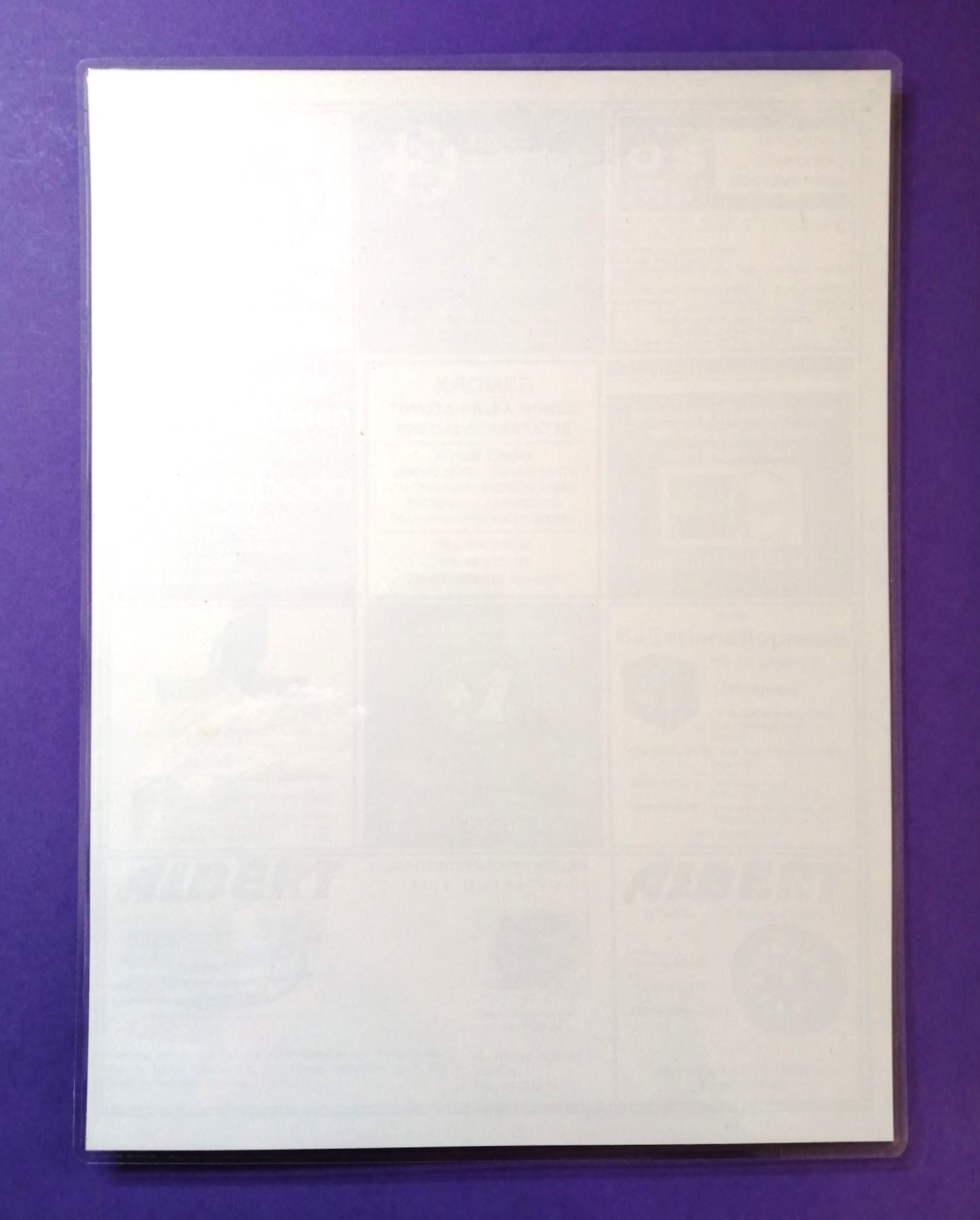 alte Castrol Werbung laminiert 21x29cm, Franz Wurz, VW Käfer, Rallye Cross, Memphis, 70er Jahre