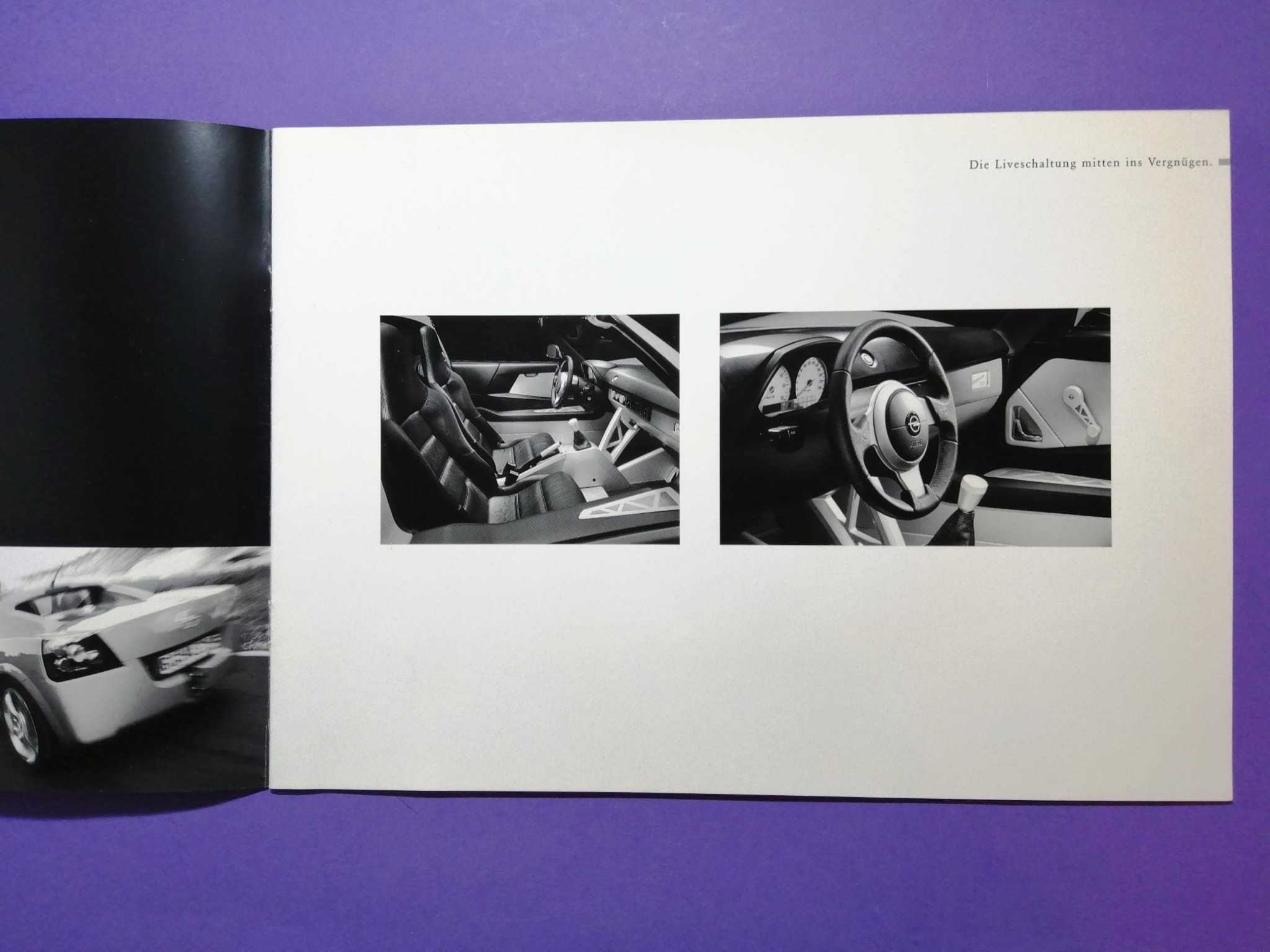 altes Original Autoprospekt, Opel Speedster Sportcoupe, 2001