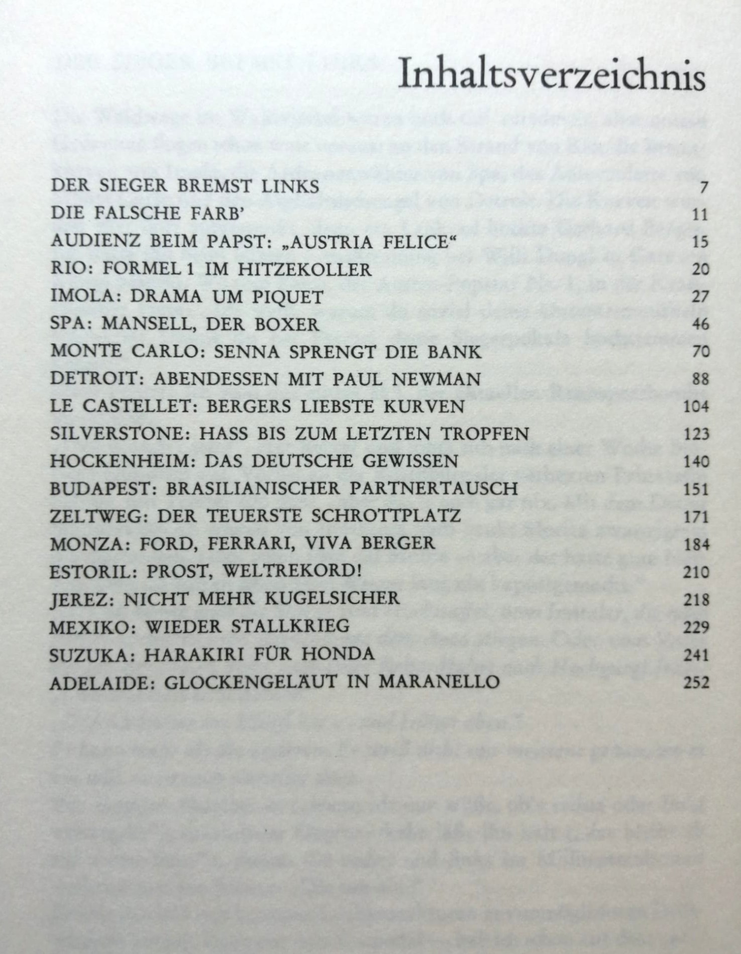 altes Buch Grand Prix Story 1987, Formel 1 Jahrbuch, Heinz Prüller, Weltmeister Nelson Piquet Williams, Berger Ferrari, Senna Lotus, Mansell, Zakspeed,..