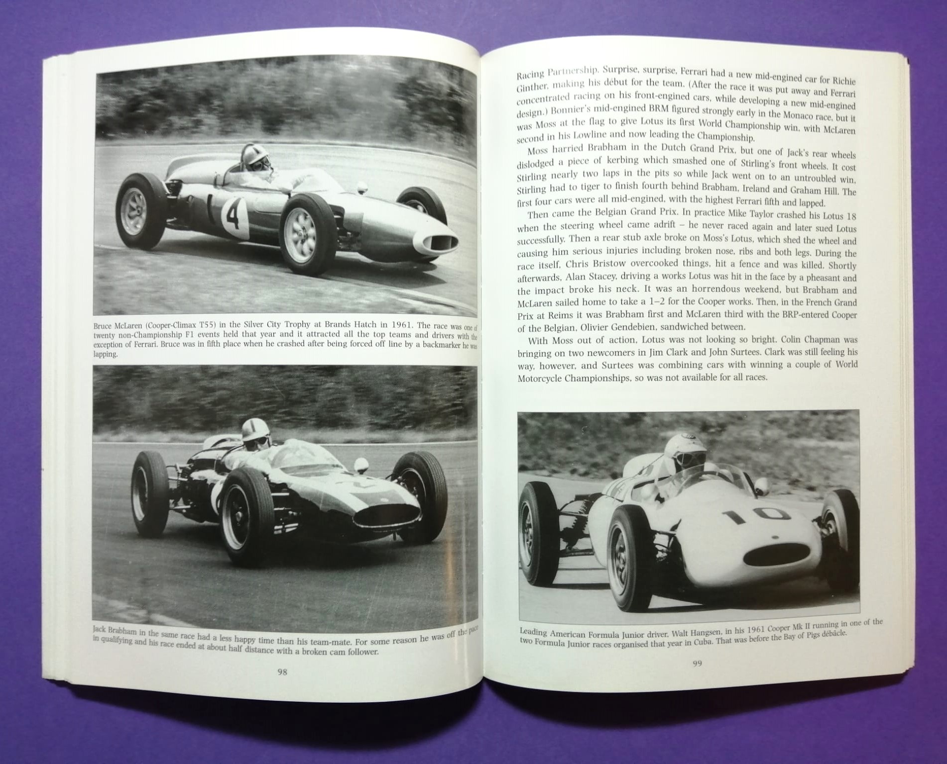 altes Buch Cooper, Formel 1 Grand Prix Team, Formel 2, Formel 3, Sportwagen, Indy Car, MINI Tuner, Jochen Rindt,.. Englisch!