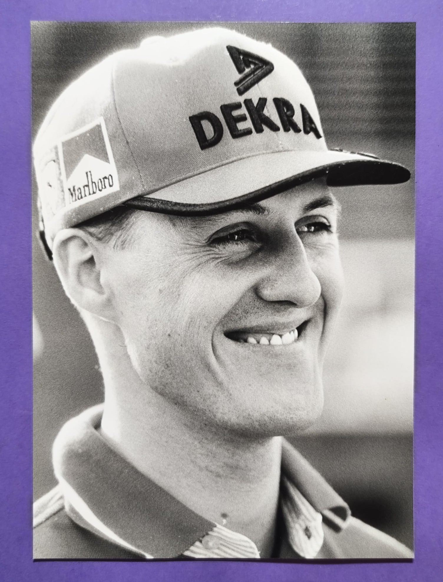 altes Pressefoto, Michael Schumacher, Ferrari, Formel 1 Grand Prix Großbritanien Silverstone 1998, 15x21cm