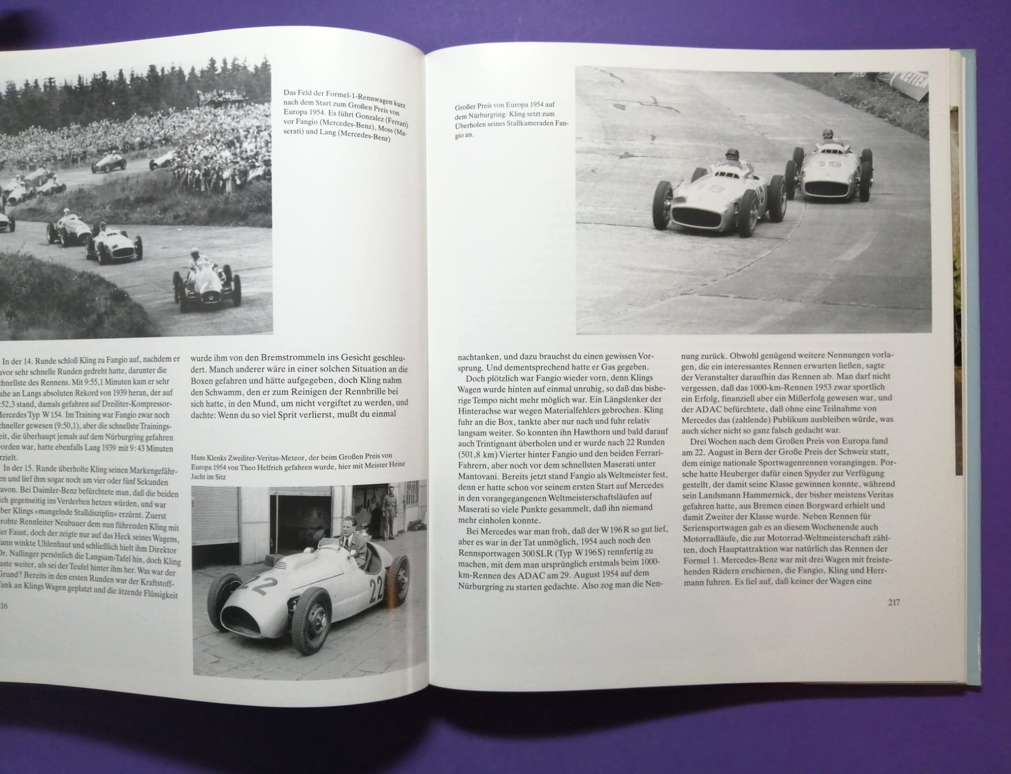 altes Buch, Motorsport in Deutschland 1945-1955, Formel 1.., Avus, Nürburgring, Hockenheim, Mercedes, Porsche, Veritas,... 286 Seiten