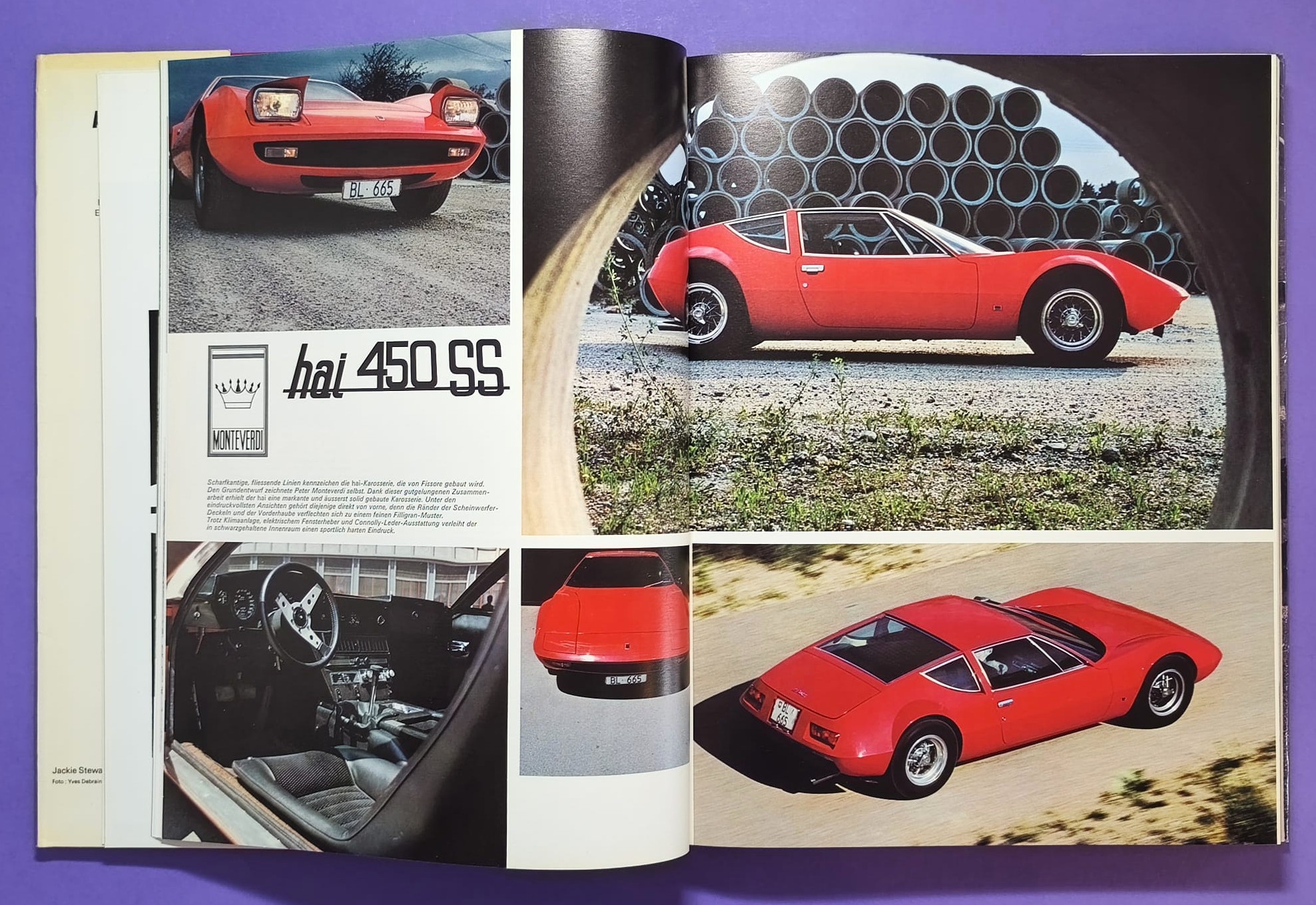 altes Buch, Auto Jahr 1971-1972, Nr. 19, Alfa Sud & Tipo 33, Alpine 110 & 310, BMW, Citroen, Lamborghini Miura, Lotus, Ferrari, Matra, Monteverdi, Porsche 917,.. Formel 1, 2, LeMans, Rallye, Indy Car, CanAm,.. Cevert, Stewart, Siffert, Peterson,..