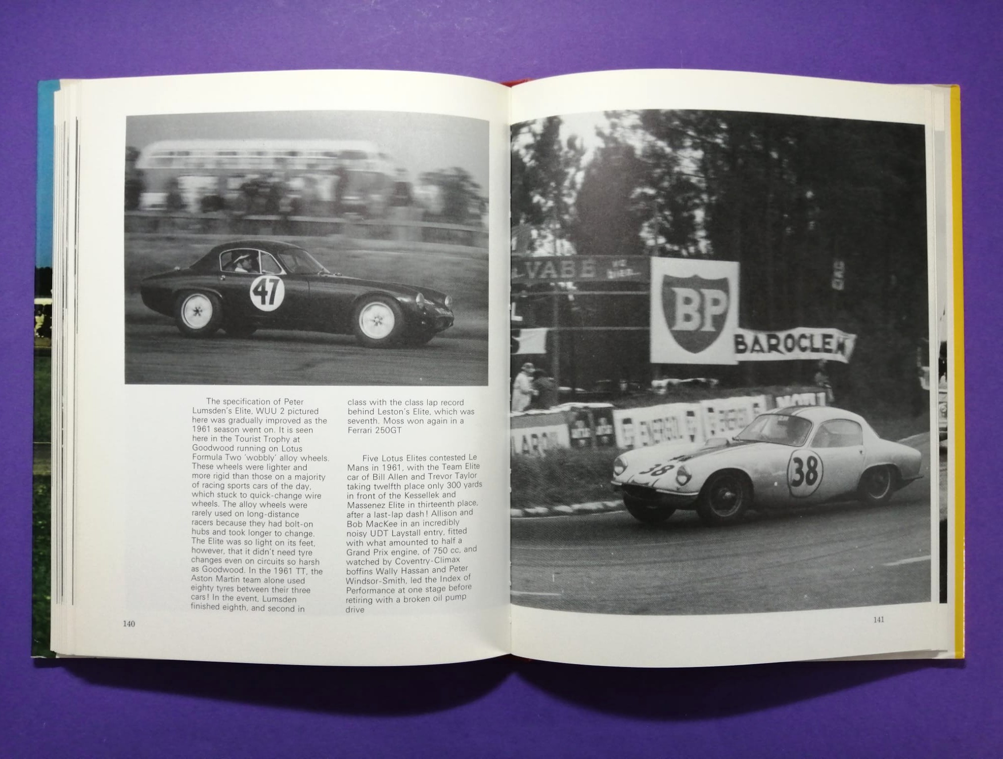 altes Buch, LOTUS, Sports, GT and Touring Cars, 24h LeMans, Tourenwagen,.. Englisch!