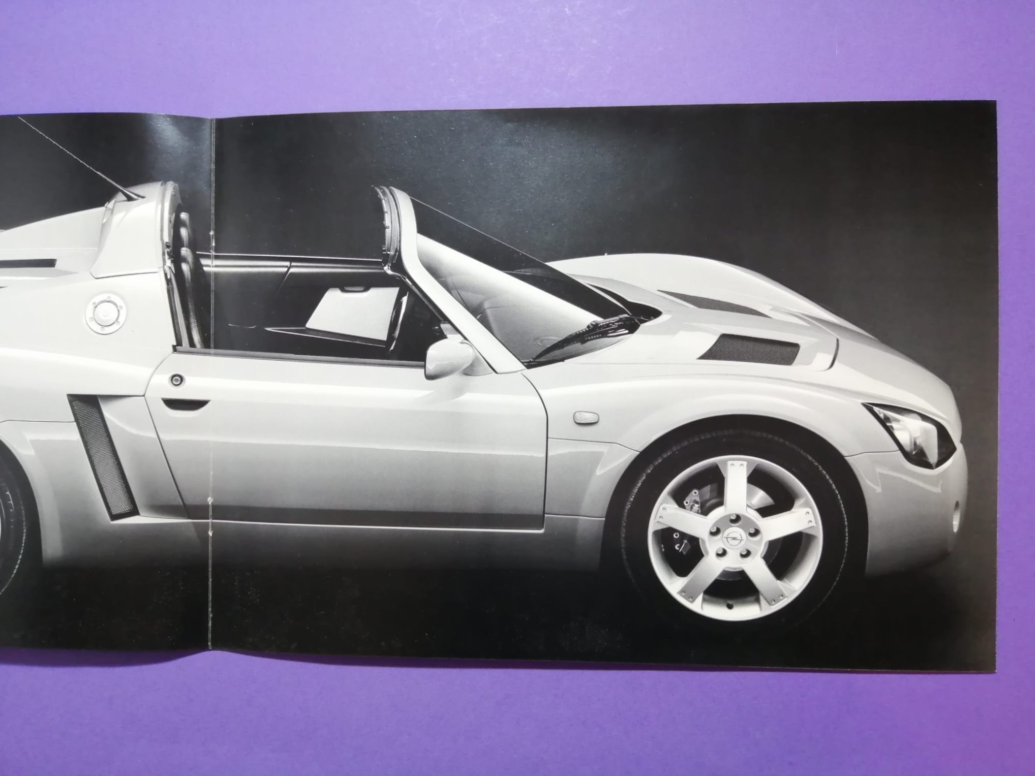 altes Original Autoprospekt, Opel Speedster Sportcoupe, 2001