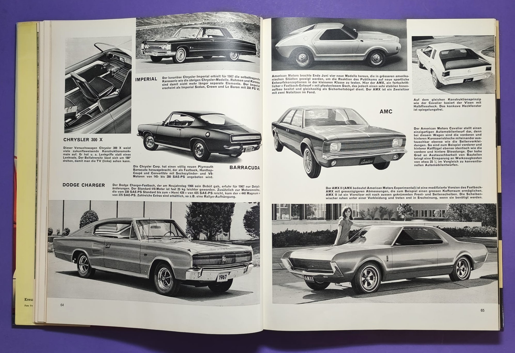 altes Buch, Auto Jahr 1966-1967, Nr. 14, Ferrari, Ford GT40, Porsche, Lamborghini Miura,.. Formel 1, LeMans, Rallye, Mille Miglia,.. Jochen Rindt, Brabham, Clark, Hill,.. 