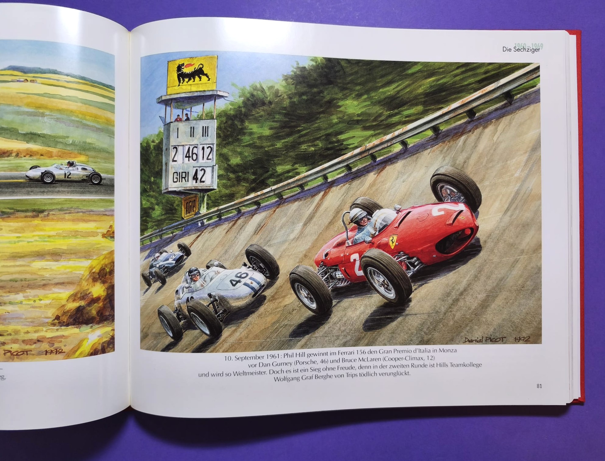 altes Buch, Ferrari Renngeschichte, 1930-1997, Formel 1 Grand Prix, 24h LeMans,.. Trips, Lauda, Schumacher,... 