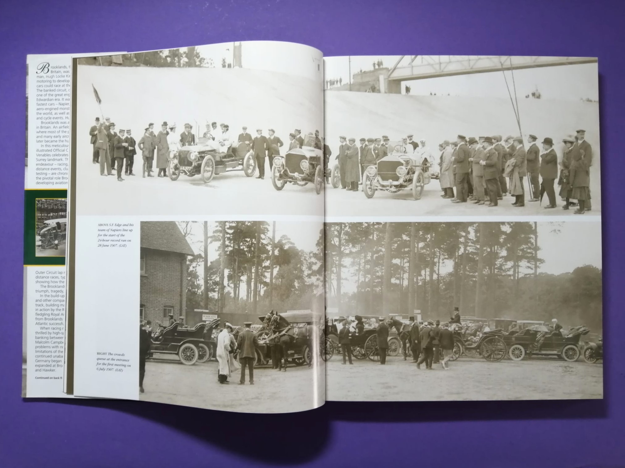 Buch, Brooklands, The Offizial Centenary History, Rennstrecke, Rennsport, Flugplatz, Flugzeuge, Englisch!