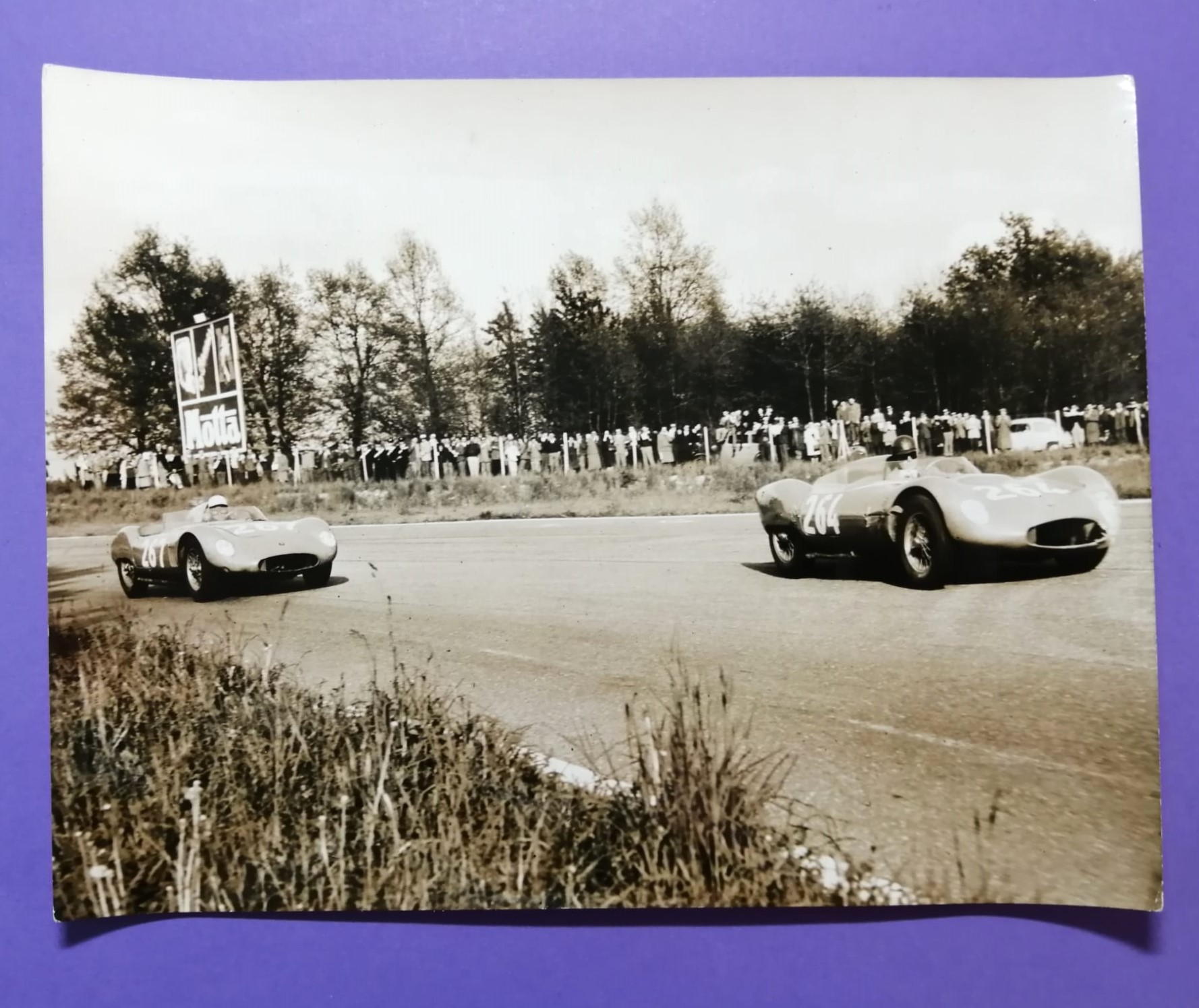 RARITÄT! sehr altes Pressefoto, Gino Munaron, Auto: Osca FS 1500, GT Sportwagenrennen Coppa Sant Ambroeus, Klasse S 1.5, Monza 3. Mai 1959, 18x24cm