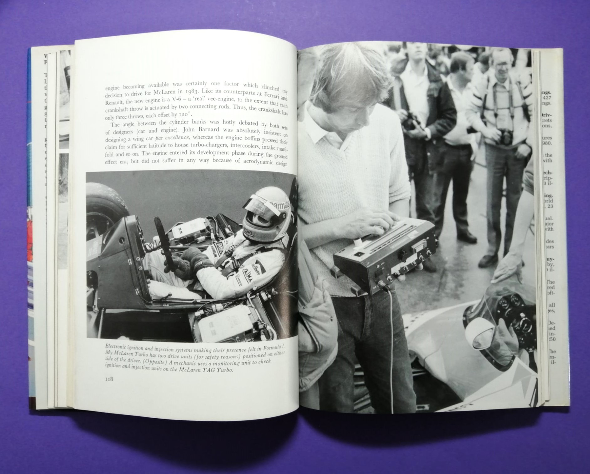 altes Buch Niki Lauda The New Formula One, A Turbo Age, BMW, Ferrari, G. Villeneuve, E. de Angelis, A. de Cesaris, M. Winkelhock, Österreichring,.. Englisch