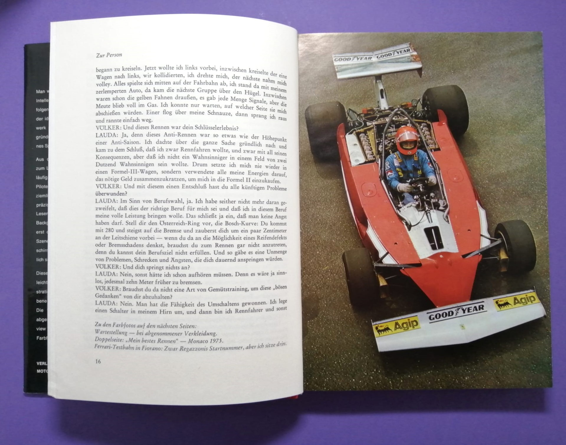 altes Buch Niki Lauda Formel 1, Technik und Praxis des Grand Prix Sports, Ferrari, Mariella Reininghaus, James Hunt, Österreichring,..