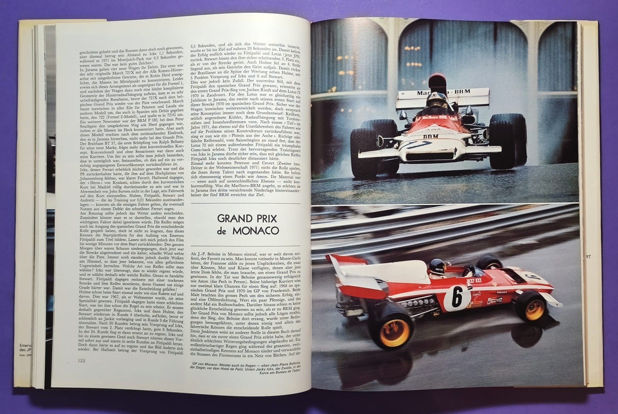 altes Buch, Auto Jahr 1972-1973, Nr. 20, Alfa GTAm, BMW, Citroen, Lotus, Ferrari, Maserati, Porsche 917,.. Formel 1, 2, LeMans, Rallye, Indy Car, Targa Florio,.. Cevert, Stewart, Peterson, Lauda,..