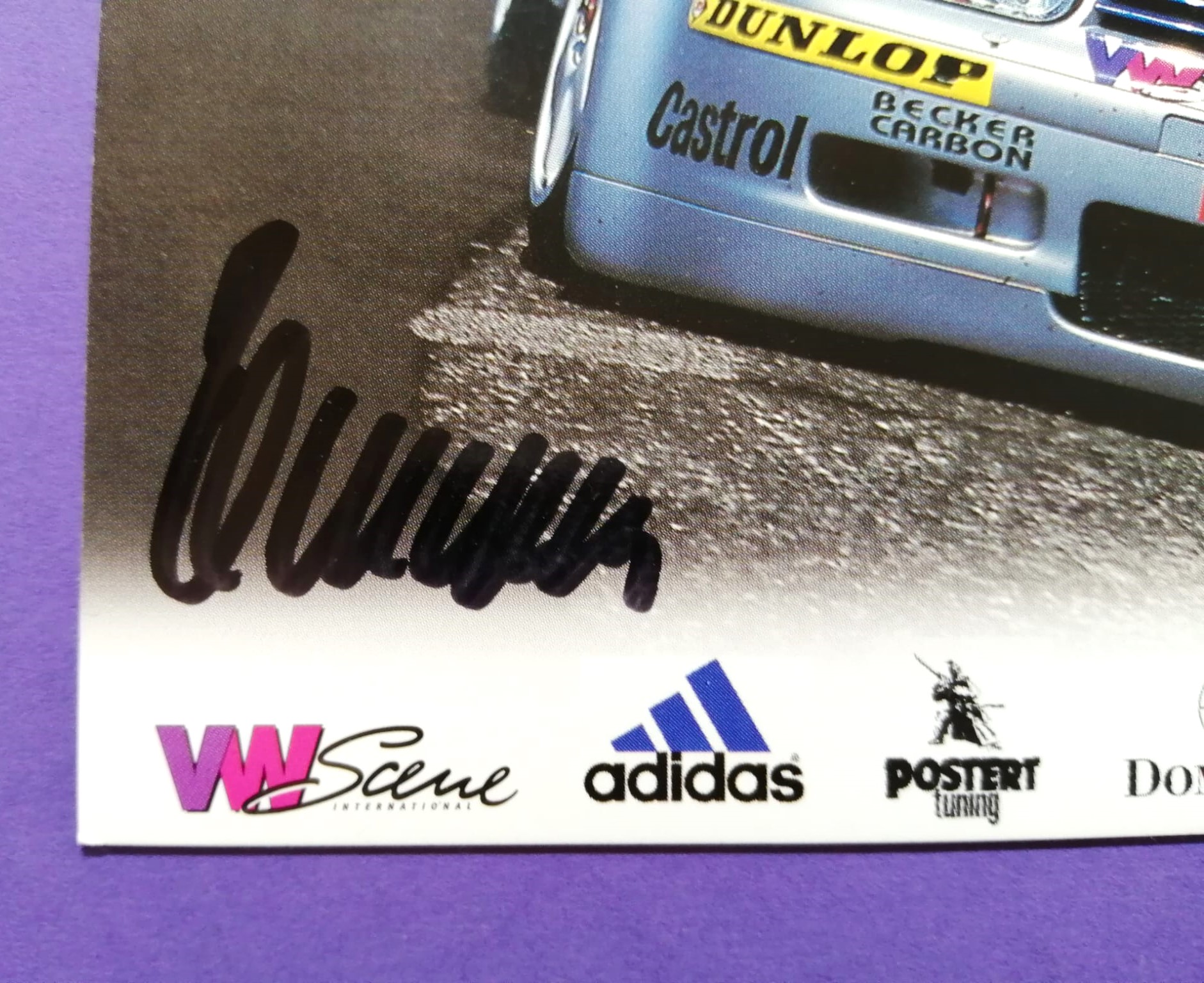 Original Autogramm, Heinz Remmen, VW Golf 4, 24h Nürburgring 2001, Karte 10x15cm