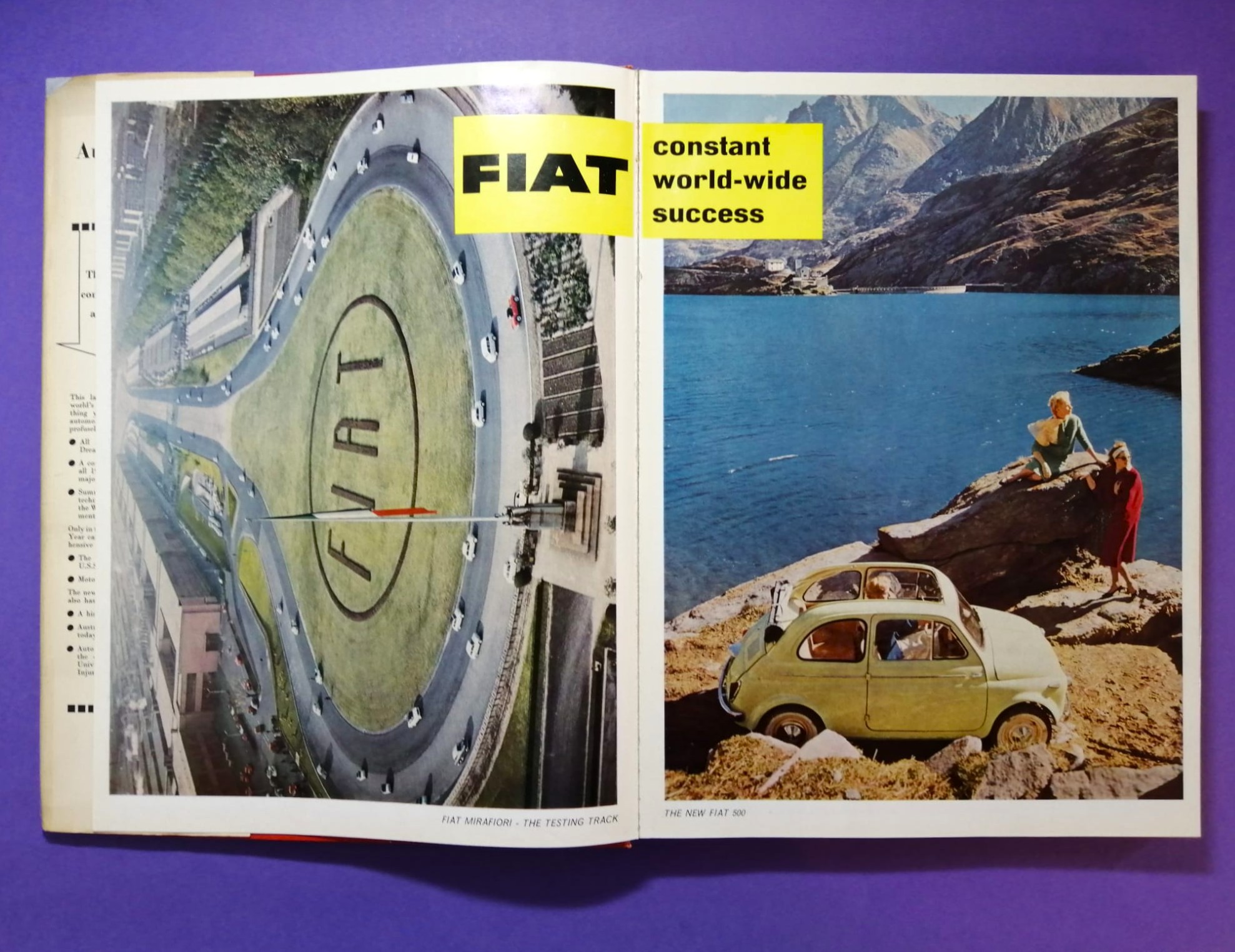RARITÄT! sehr altes Buch, Automobile Year 1958-1959 Nr.6, Borgward, Porsche Spider,.. Formel 1, LeMans, Targa Florio,.. Brooks, Hailwood, Surtess,.. Aston Martin DBR1/300,.. ENGLISCH!