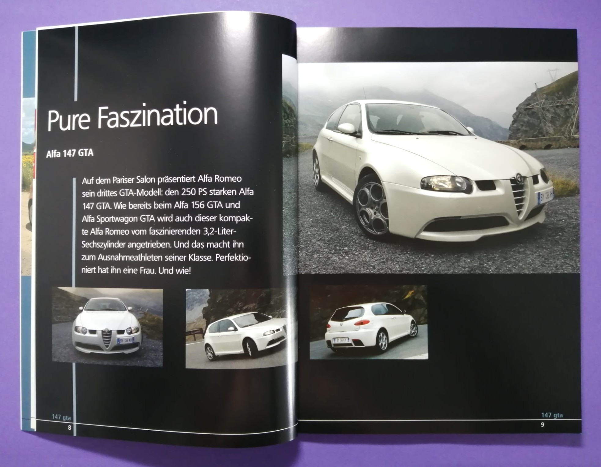 altes Alfa-Romeo Jahrbuch Magazin, Nr.3, Jahr 2002, Alfa 147 GTA & Cup, 156 GTA, Brera, 24h LeMans, Tourenwagen WM, Oldtimer...