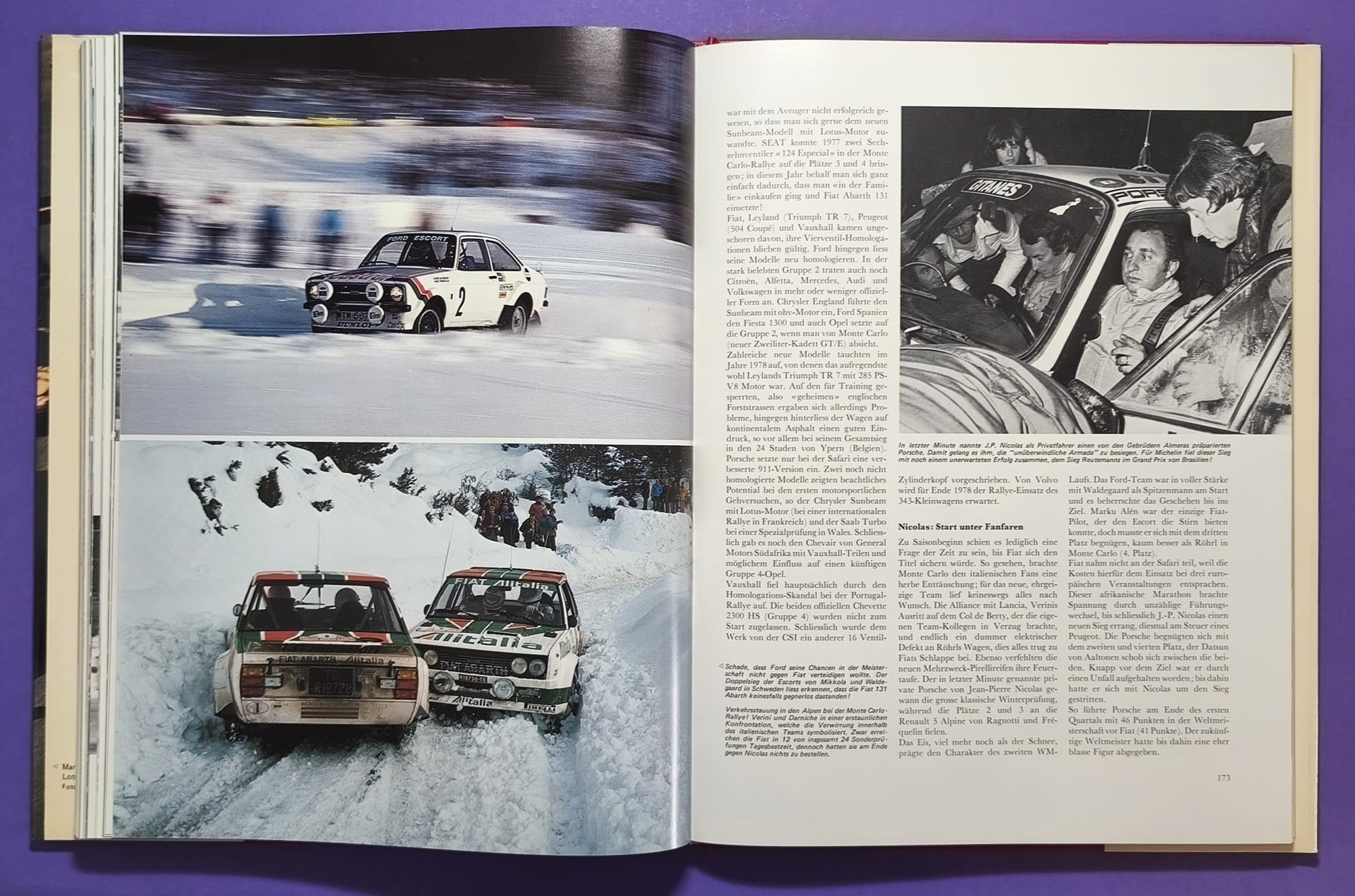 altes Buch, Auto Jahr 1978-1979, Nr. 26, BMW M1, Renault R5 Turbo, Lancia Stratos, Fiat Abarth 131, Brabham, Lotus, Ferrari,.. Formel 1, 2, 3, LeMans, Rallye, Rallyecross, Tourenwagen WM, USA, Pikes Peak,.. Andretti, Peterson, Lauda, Bentza, Wurz,..