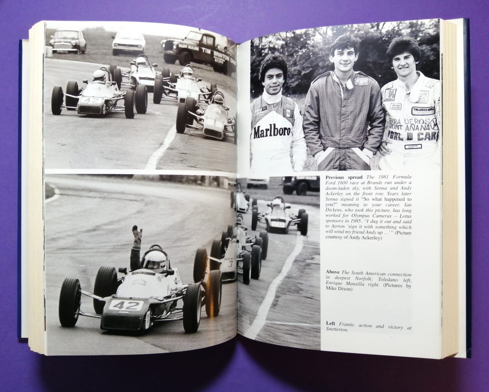 altes Buch, Ayrton Senna, As time goes by, Formel 1 Grand Prix Weltmeister, McLaren, 304 Seiten, ENGLISCH!!