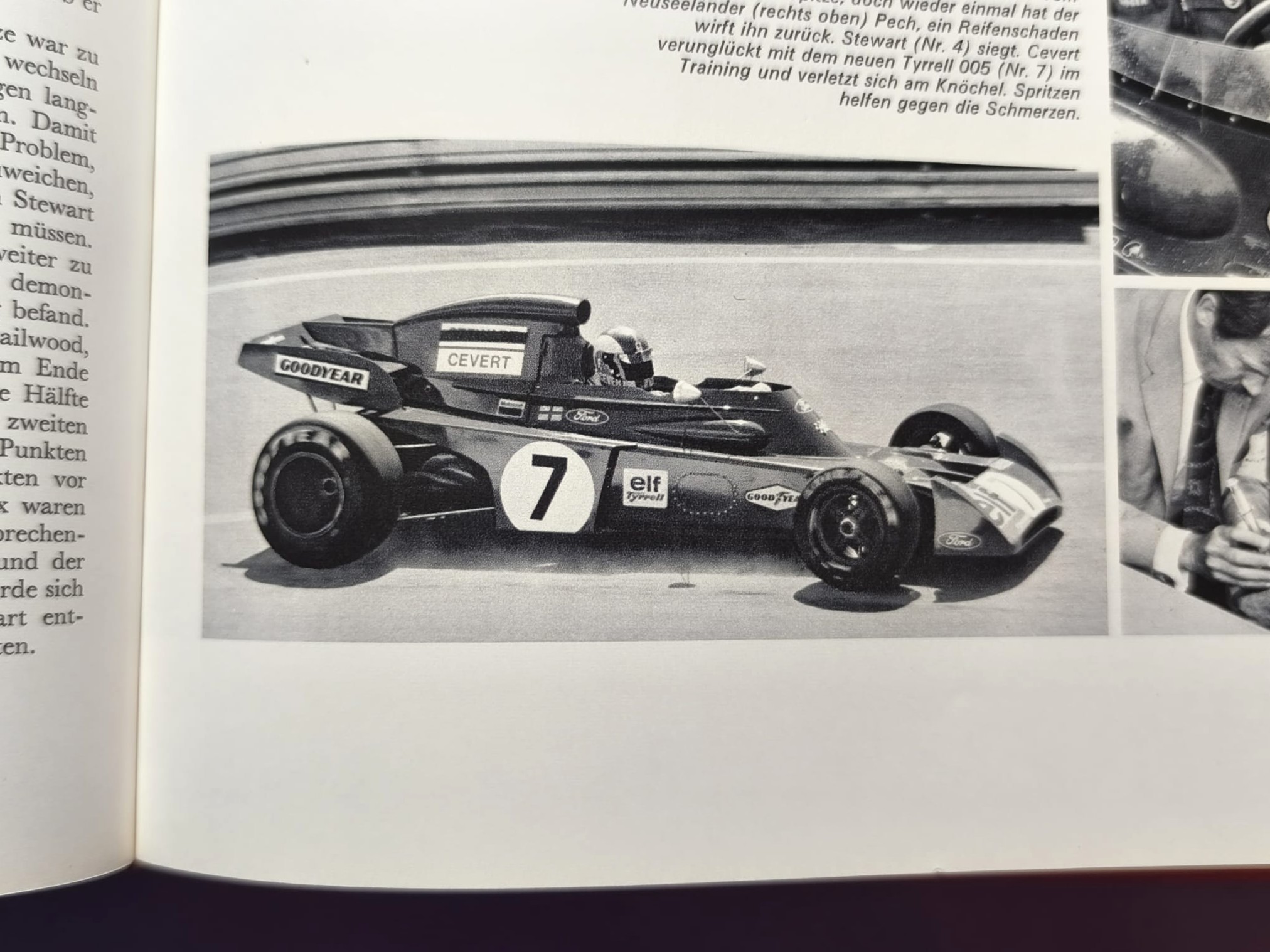altes Buch, Auto Jahr 1972-1973, Nr. 20, Alfa GTAm, BMW, Citroen, Lotus, Ferrari, Maserati, Porsche 917,.. Formel 1, 2, LeMans, Rallye, Indy Car, Targa Florio,.. Cevert, Stewart, Peterson, Lauda,..