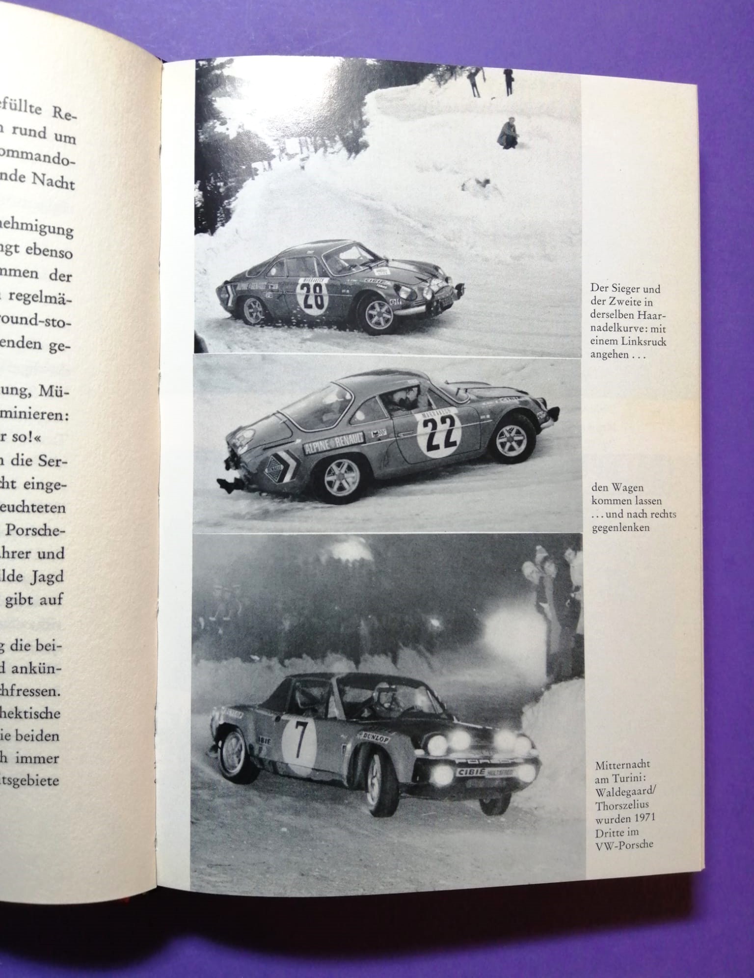 altes Buch, Die Monte Carlo Story, Rallyes Rennen und Roulette, Formel 1 Grand Prix, Renault Alpine,..