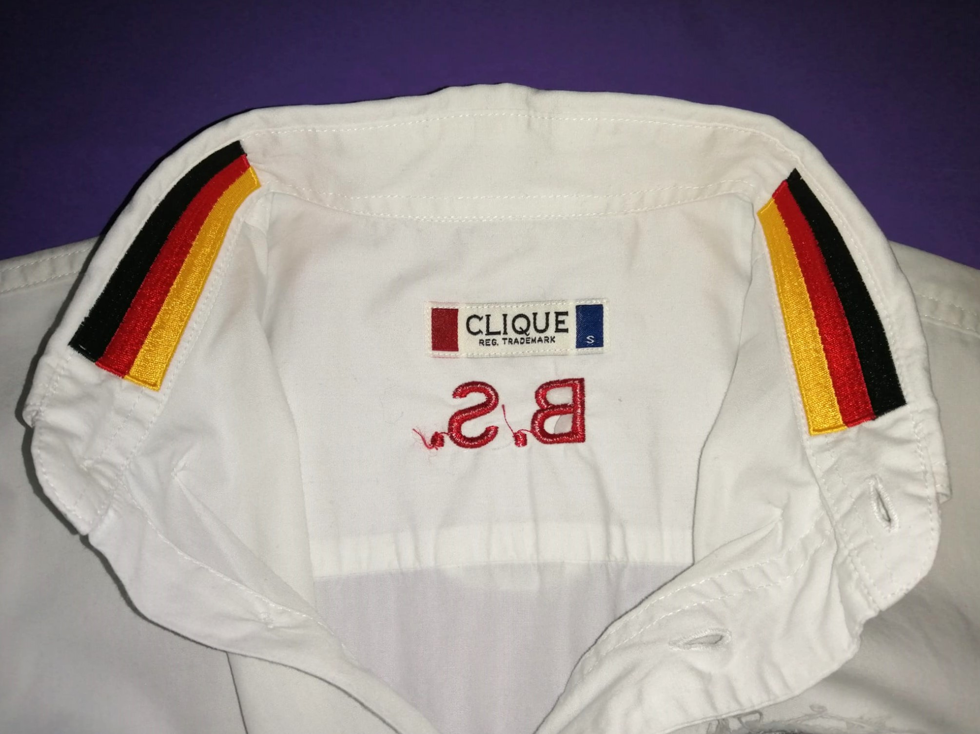 Original DTM Teamhemd, HWA Mercedes Benz AMG, Farbe: weiß, Langarm 