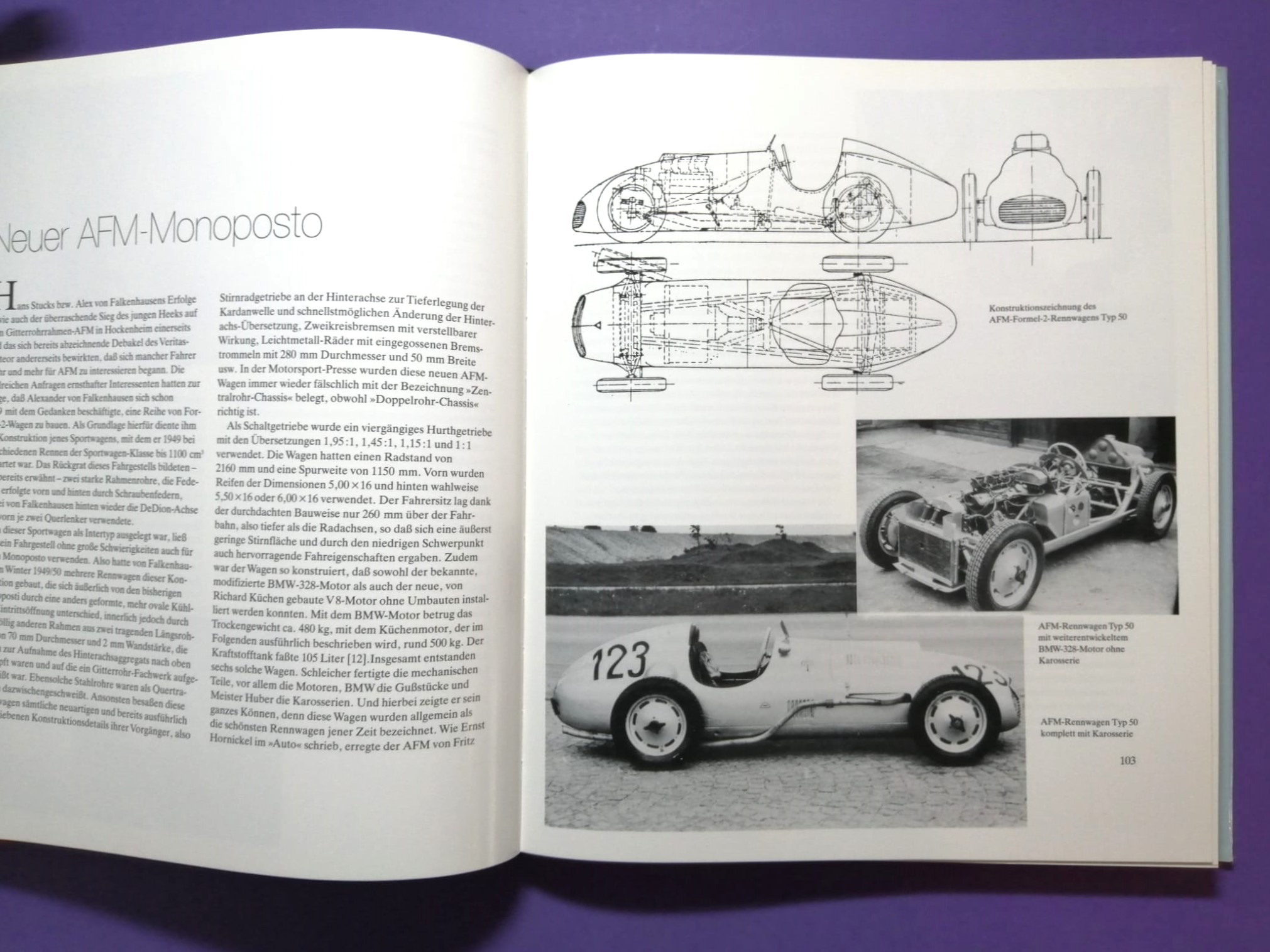 altes Buch, Motorsport in Deutschland 1945-1955, Formel 1.., Avus, Nürburgring, Hockenheim, Mercedes, Porsche, Veritas,... 286 Seiten