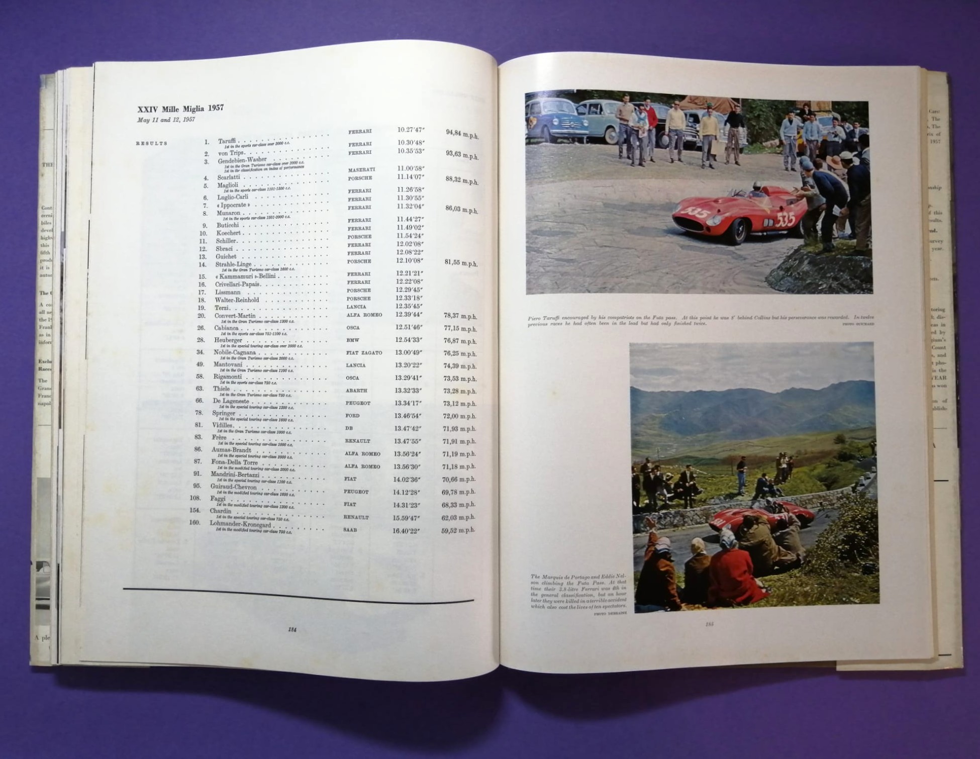 RARITÄT! sehr altes Buch, Automobile Year 1958 Edition Nr.5, Rennsaison 1957, Borgward, Porsche 356, Maserati 450S,.. Formel 1, LeMans, Mille Miglia, Gaisberg,.. Vanwall, Jaguar F-Type,.. ENGLISCH!