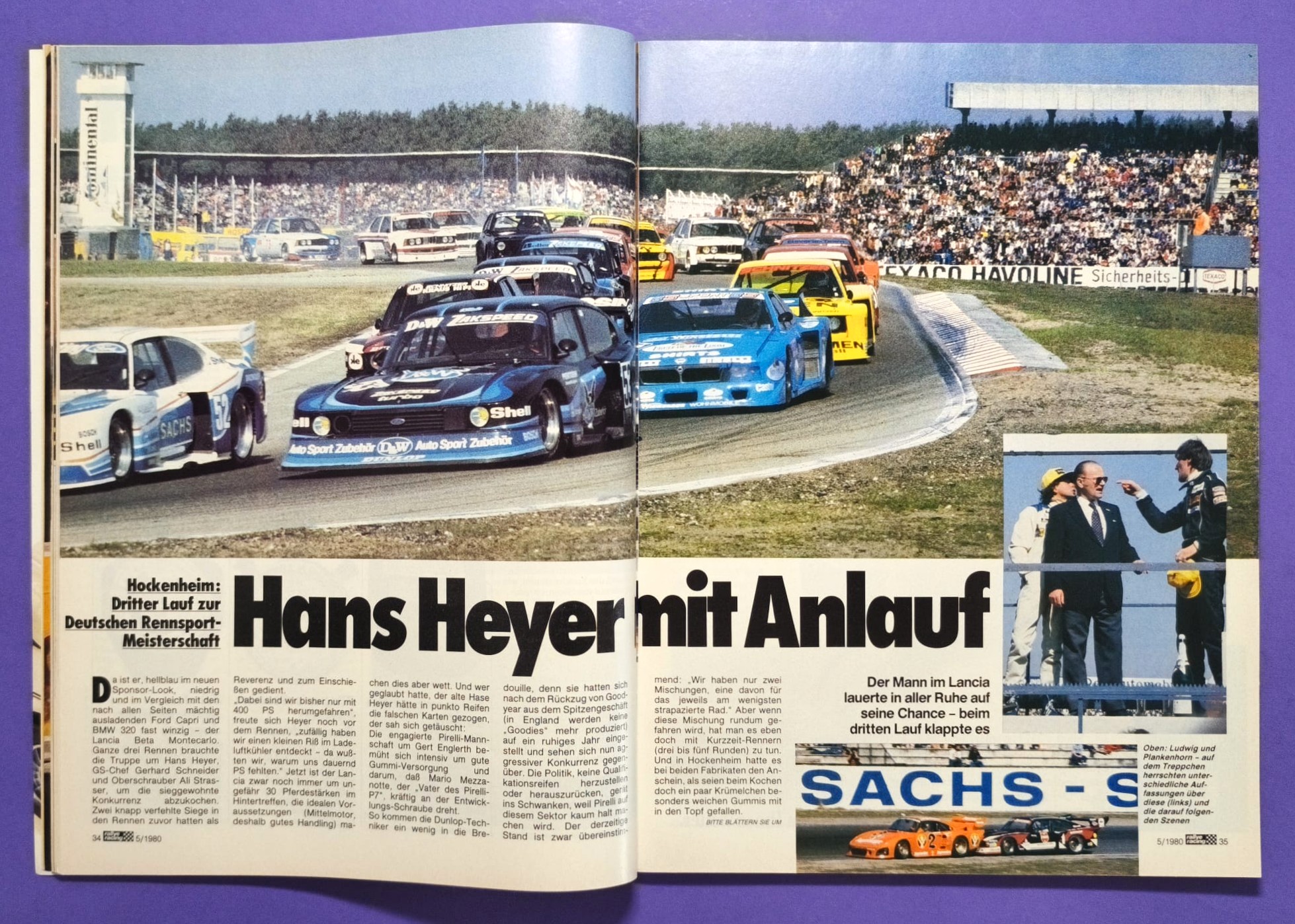 alte Zeitschrift Magazin Heft, Rallye Racing 05/1980, Test BMW Alpina 323i E21, Markus Höttinger Mauer Formel 3, Ford Capri DRM,..