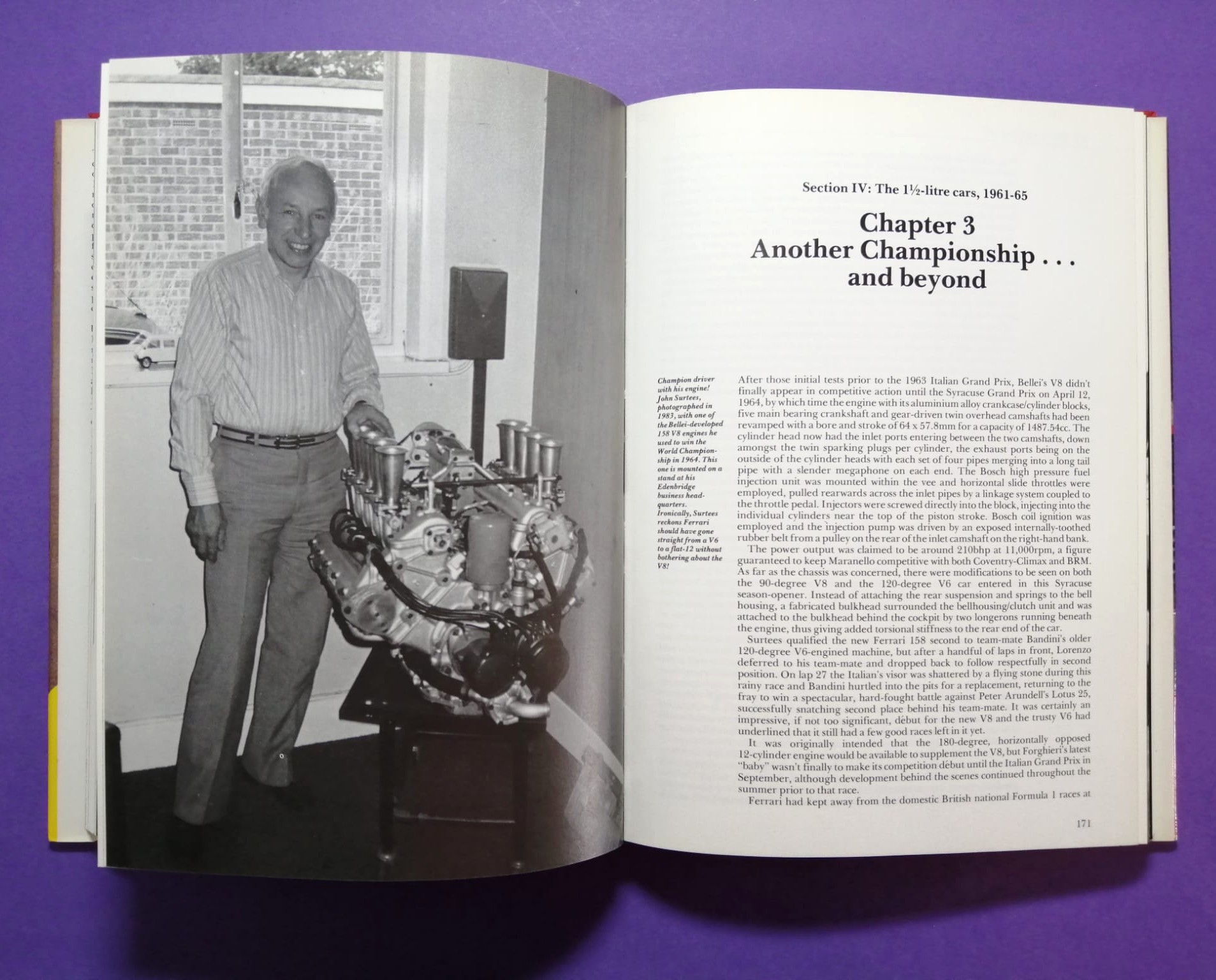 altes Buch, Ferrari, The Grand Prix Cars, 1948-1988, Formel 1, 352 Seiten, Englisch!