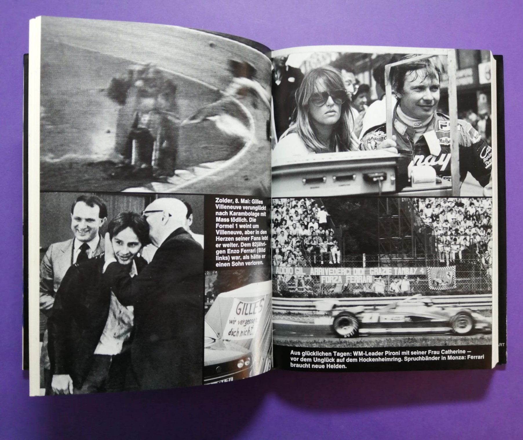 altes Buch Grand Prix Story 1982, Formel 1 Jahrbuch, Heinz Prüller, Weltmeister Keke Rosberg, Williams, Villeneuve, Angelis, Winkelhock, Lauda,.. 
