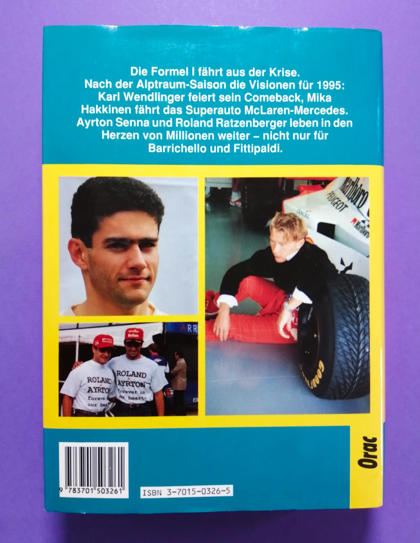 altes Buch Grand Prix Story 1994, Formel 1 Grand Prix Jahrbuch, Heinz Prüller, Ayrton Senna, Weltmeister Schumacher Benetton