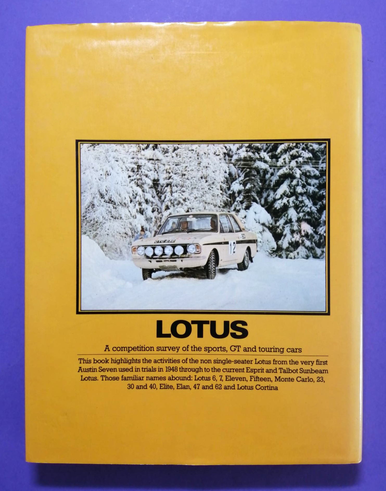 altes Buch, LOTUS, Sports, GT and Touring Cars, 24h LeMans, Tourenwagen,.. Englisch!
