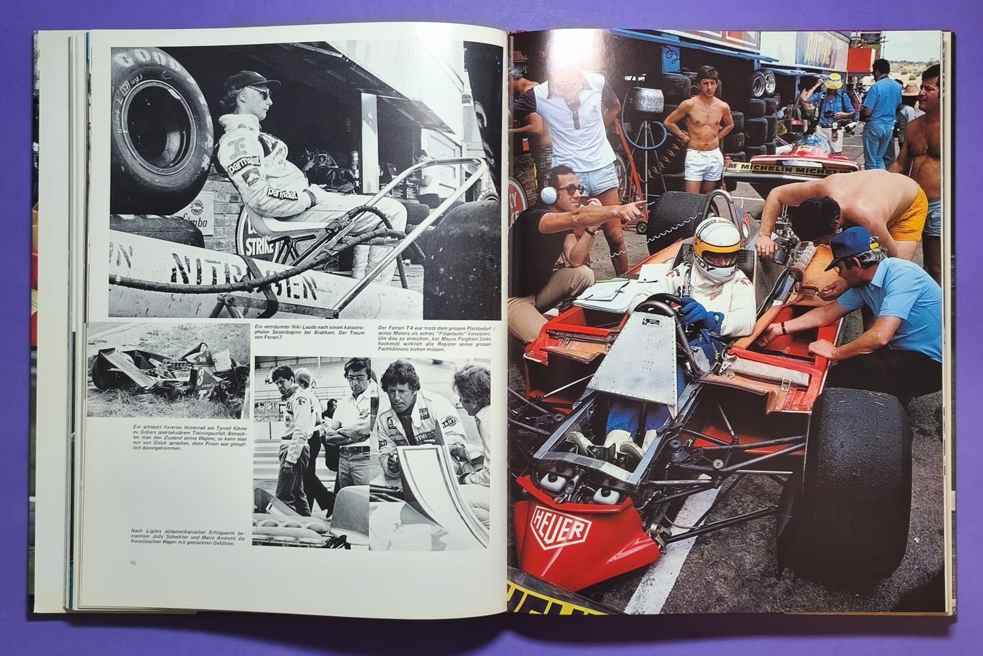 altes Buch, Auto Jahr 1979-1980, Nr. 27, BMW M1 Procar, Lancia Beta, Mazda, Mercedes, Rallye, Fiat Abarth 131, Renault R5, Porsche,.. Formel 1, 2, 3, LeMans, USA,.. Scheckter, Villeneuve, Lauda,.. Ferrari, Ligier, Lotus, Renault, Wolf,..