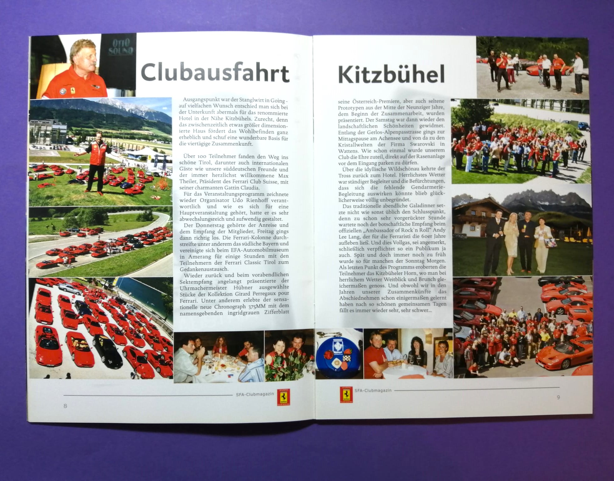 3 Stück alte Ferrari Club Austria Magazine 2003, 2004, 2005