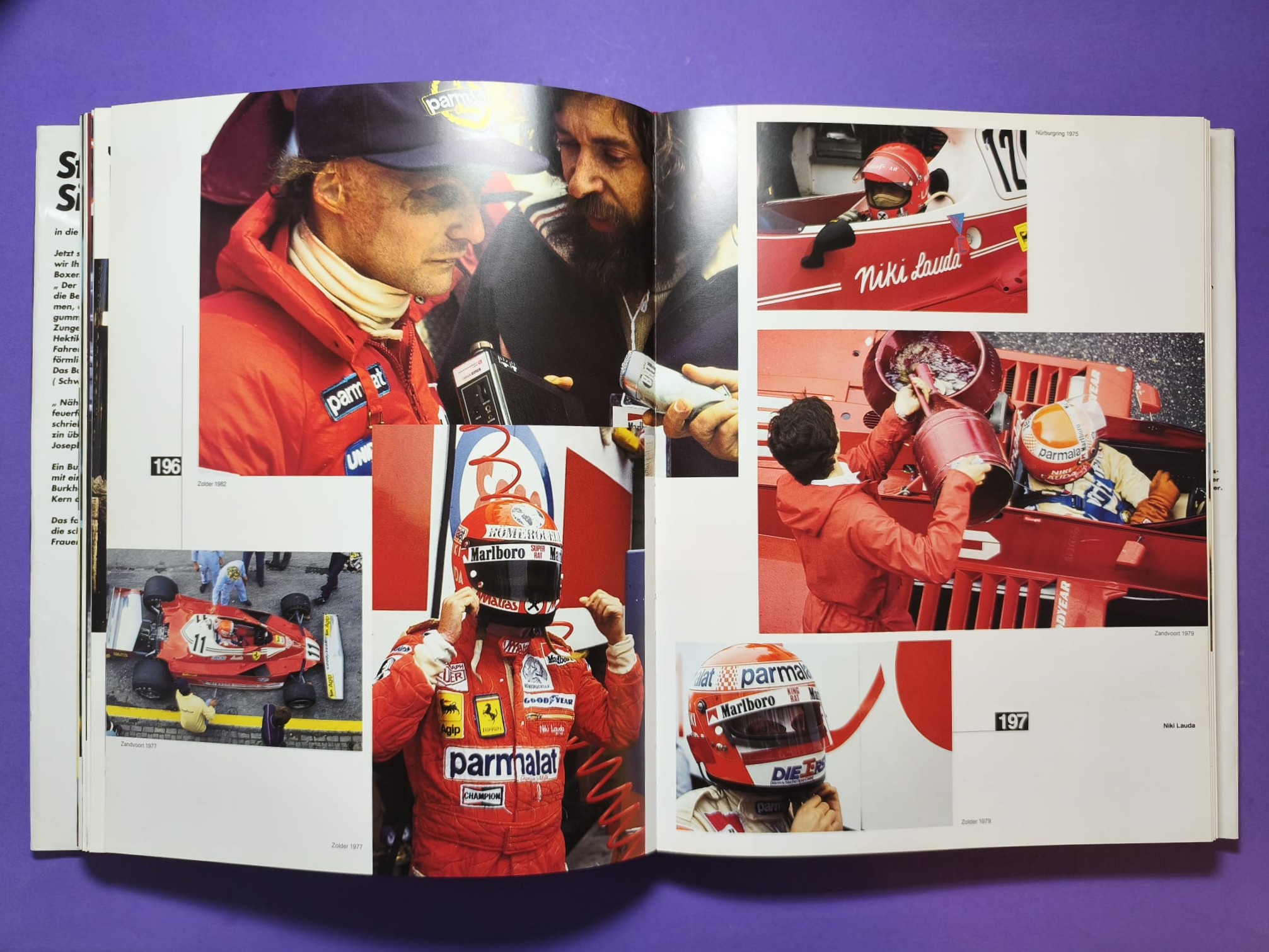 altes dickes großes TOP Buch 180 Rennfahrer, Formel 1, 3, Indy, Nascar, Lauda, Berger, Gartner, Senna,.. 381 Seiten