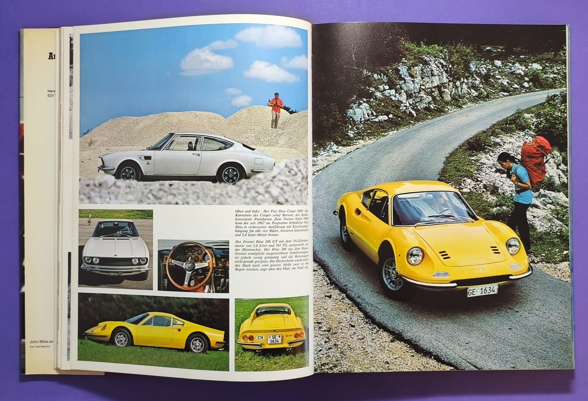 altes Buch, Auto Jahr 1970-1971, Nr. 18, Jochen Rindt Formel 1 Grand Prix Weltmeister, Lotus72, LeMans, CanAm, Indy Car,.. Stewert, Cevert, Ickx, Brabham,.. Ferrari, Porsche 917, Matra,.. Citroen SM, Straßenautos,..