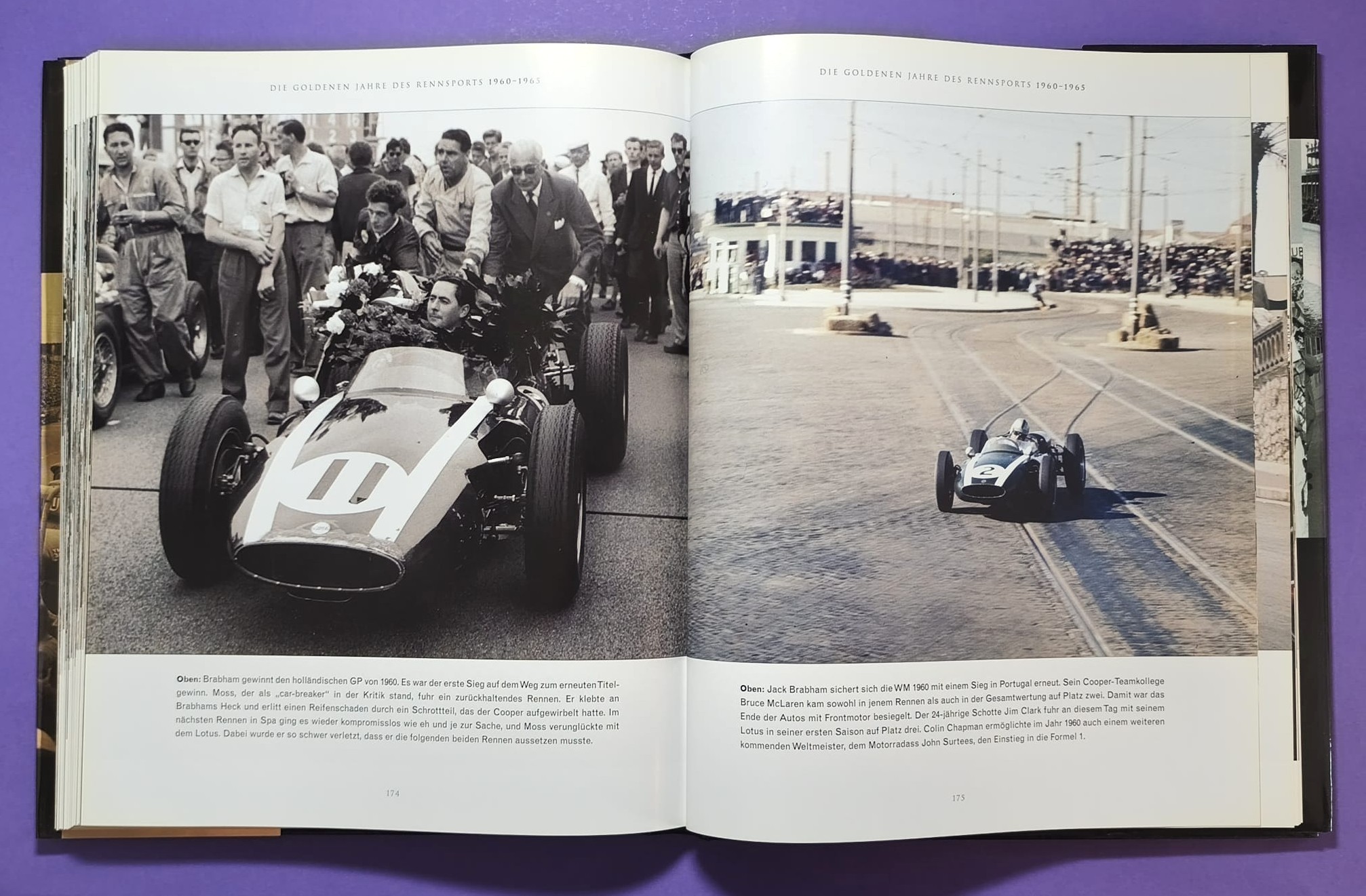 Buch, Das goldene Zeitalter des Rennsports 1920 bis 1965, die Autos, die Rennen, die Fahrer, Formel 1 Grand Prix, 24h LeMans, Ferrari, Mercedes,..