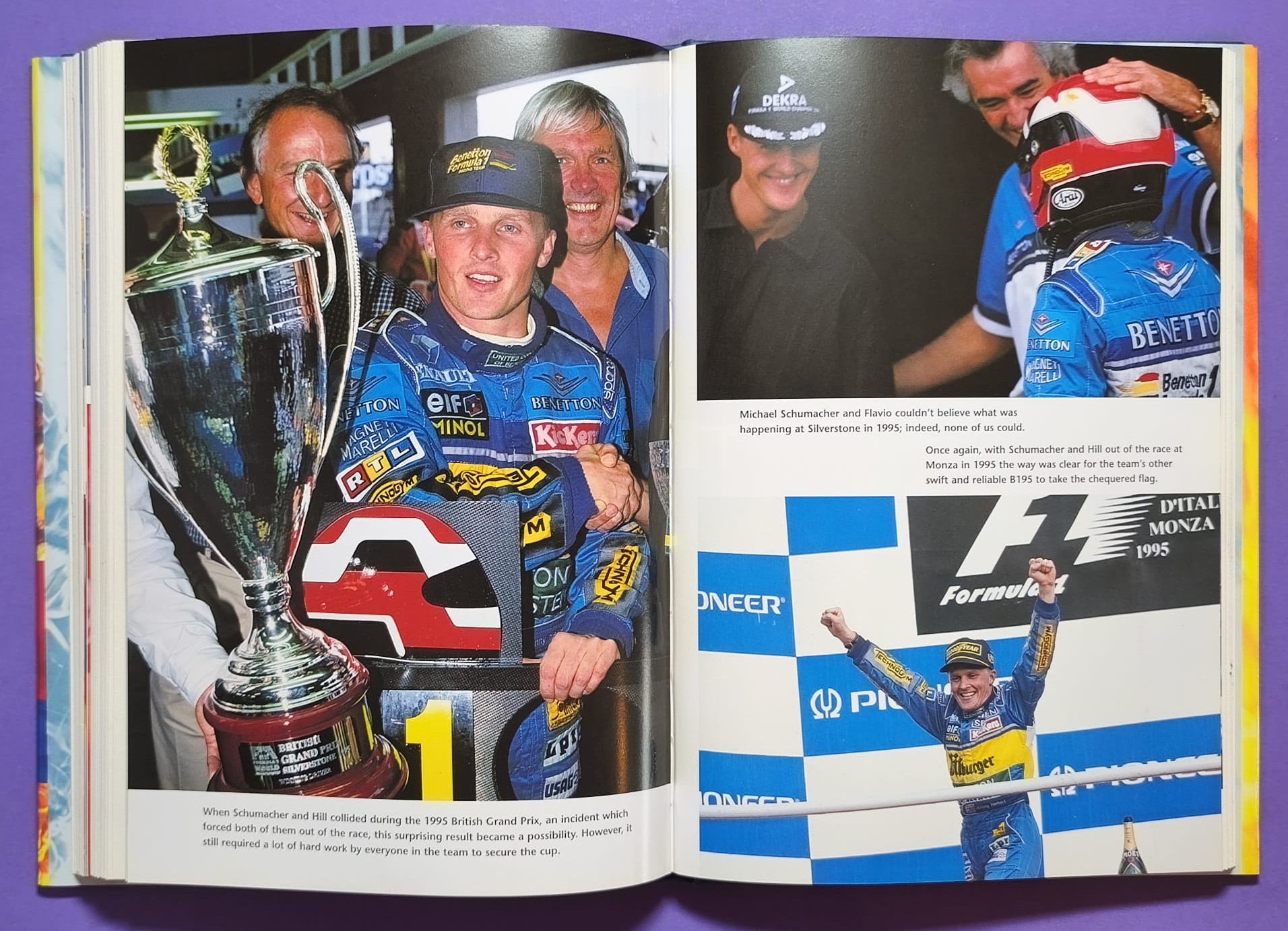altes Buch, The Mechanics´s Tale, Life in the Pit Lanes of Formula One, Grand Prix 1988 bis 1996, Schumacher, Piquet, Benetton,..