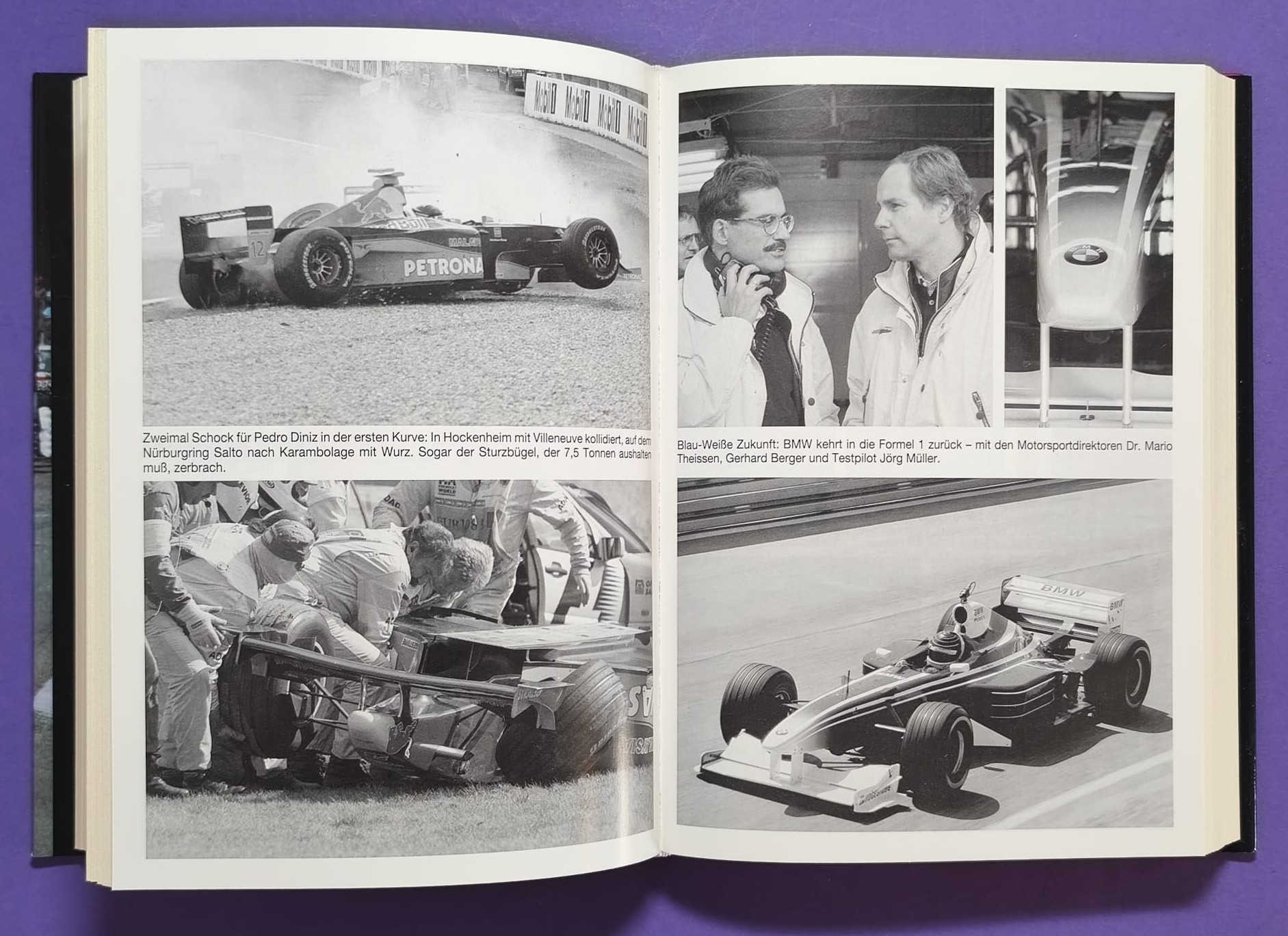 altes Buch Grand Prix Story 1999 Heinz Prüller, Formel 1 Jahrbuch, Weltmeister Mika Häkkinen - McLaren Mercedes