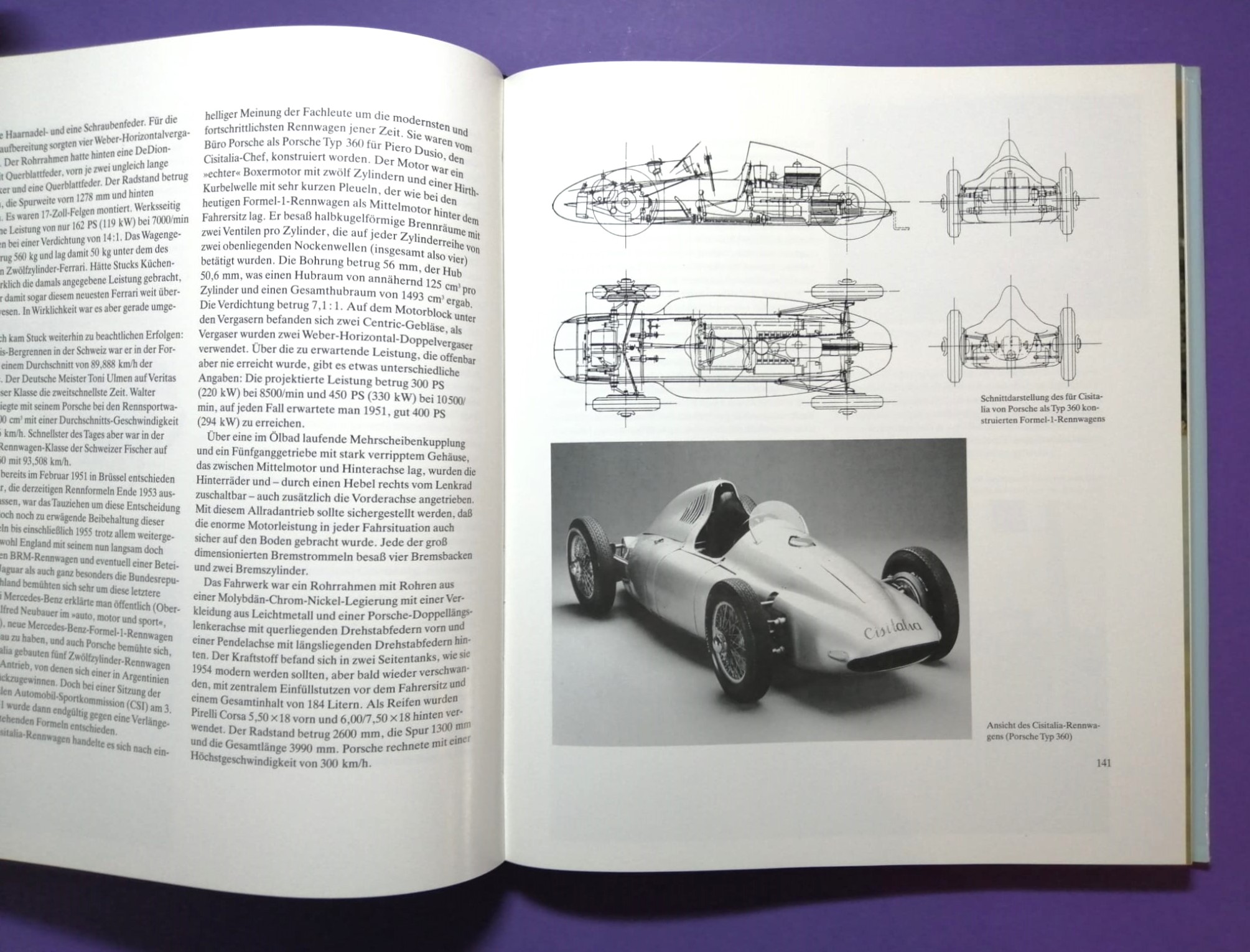 altes Buch, Motorsport in Deutschland 1945-1955, Formel 1.., Avus, Nürburgring, Hockenheim, Mercedes, Porsche, Veritas,... 286 Seiten