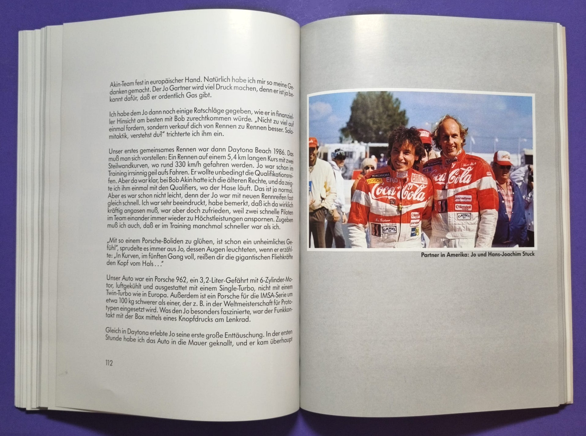 RARITÄT! altes seltenes Buch, Jo Gartner - Ein Leben fürs Rennfahren, Formel 1 Osella, Formel 2, 24h LeMans, USA, BMW M1, Porsche,..