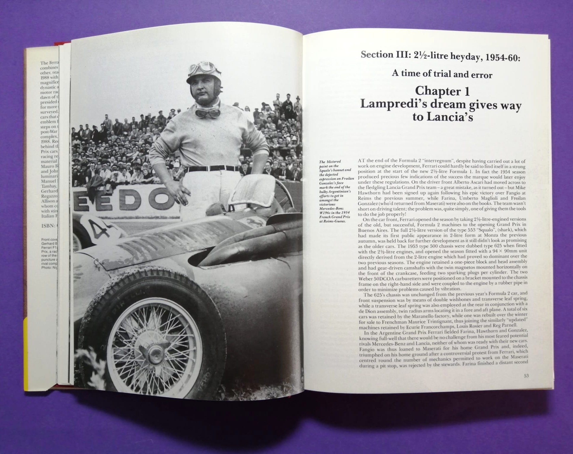 altes Buch, Ferrari, The Grand Prix Cars, 1948-1988, Formel 1, 352 Seiten, Englisch!