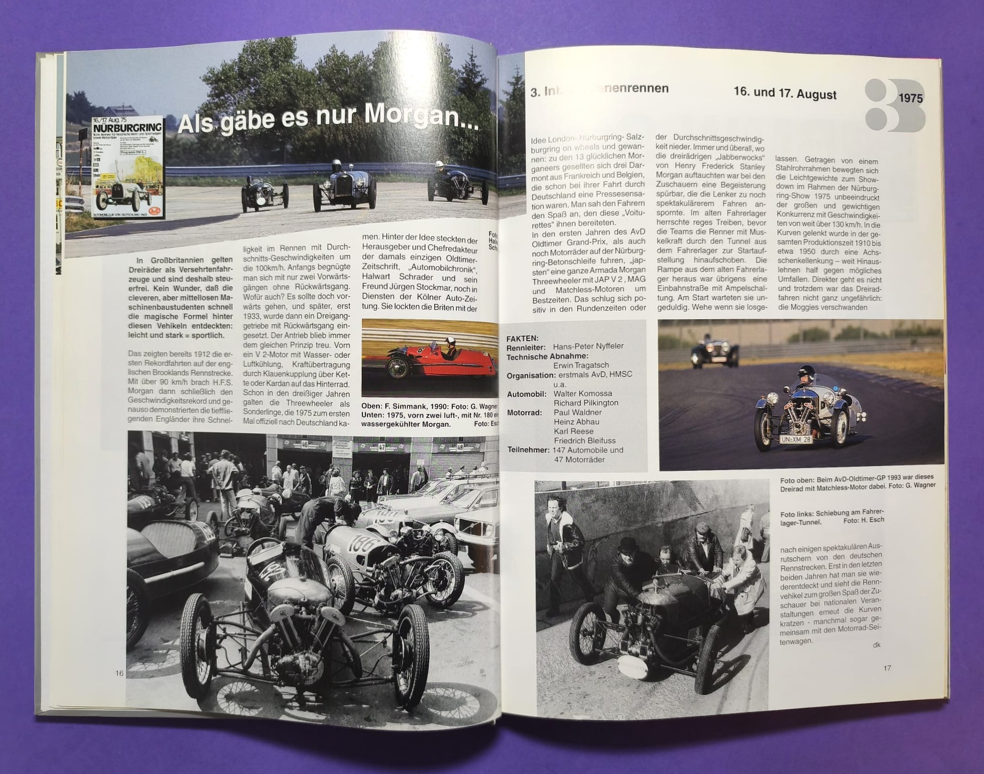 altes Buch, 25 Jahre AvD Oldtimer Grand Prix Nürburgring