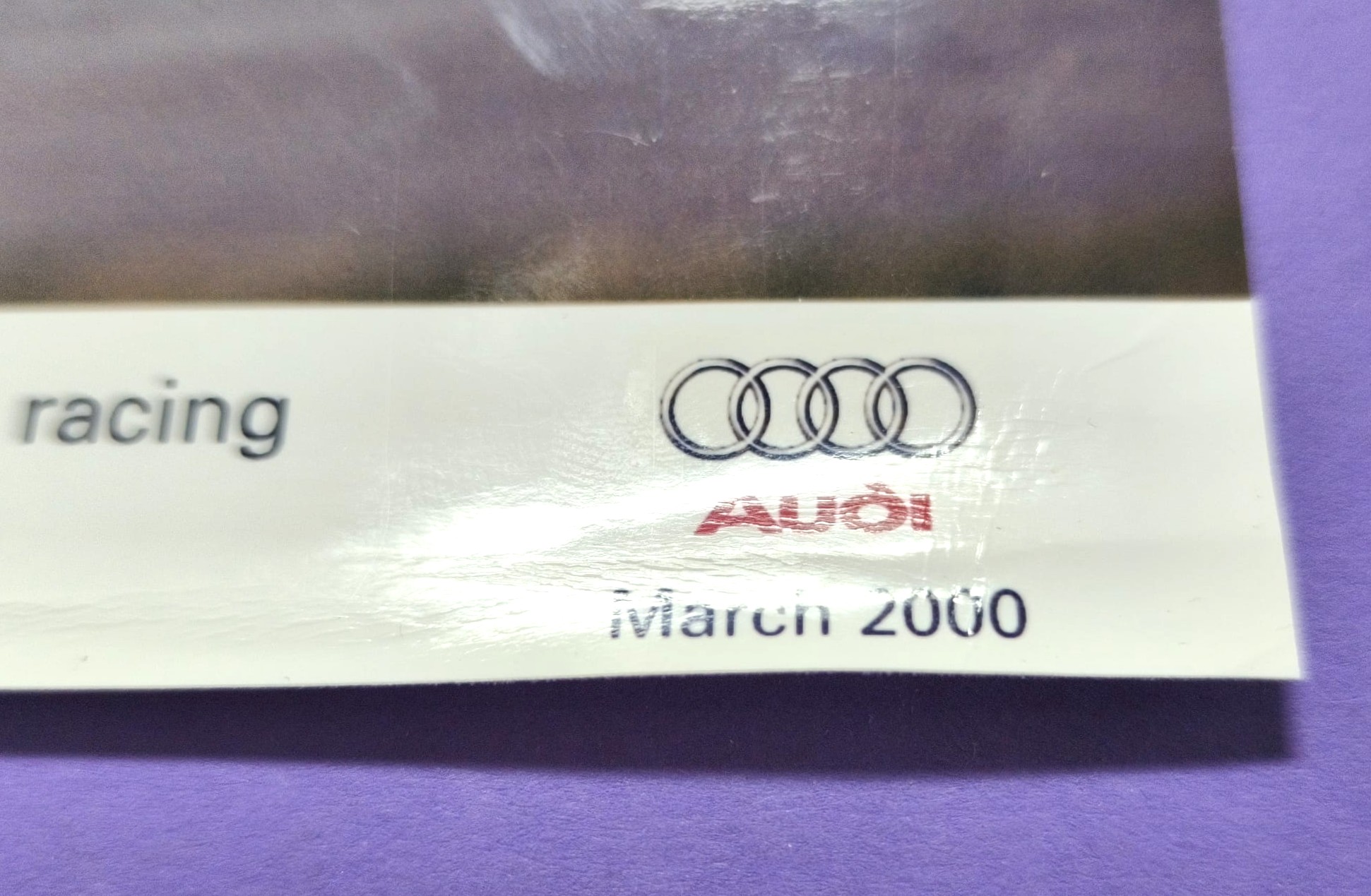 altes Presse Werksfoto, Audi S4 B5 Quattro, Derek Bell, 20x25cm