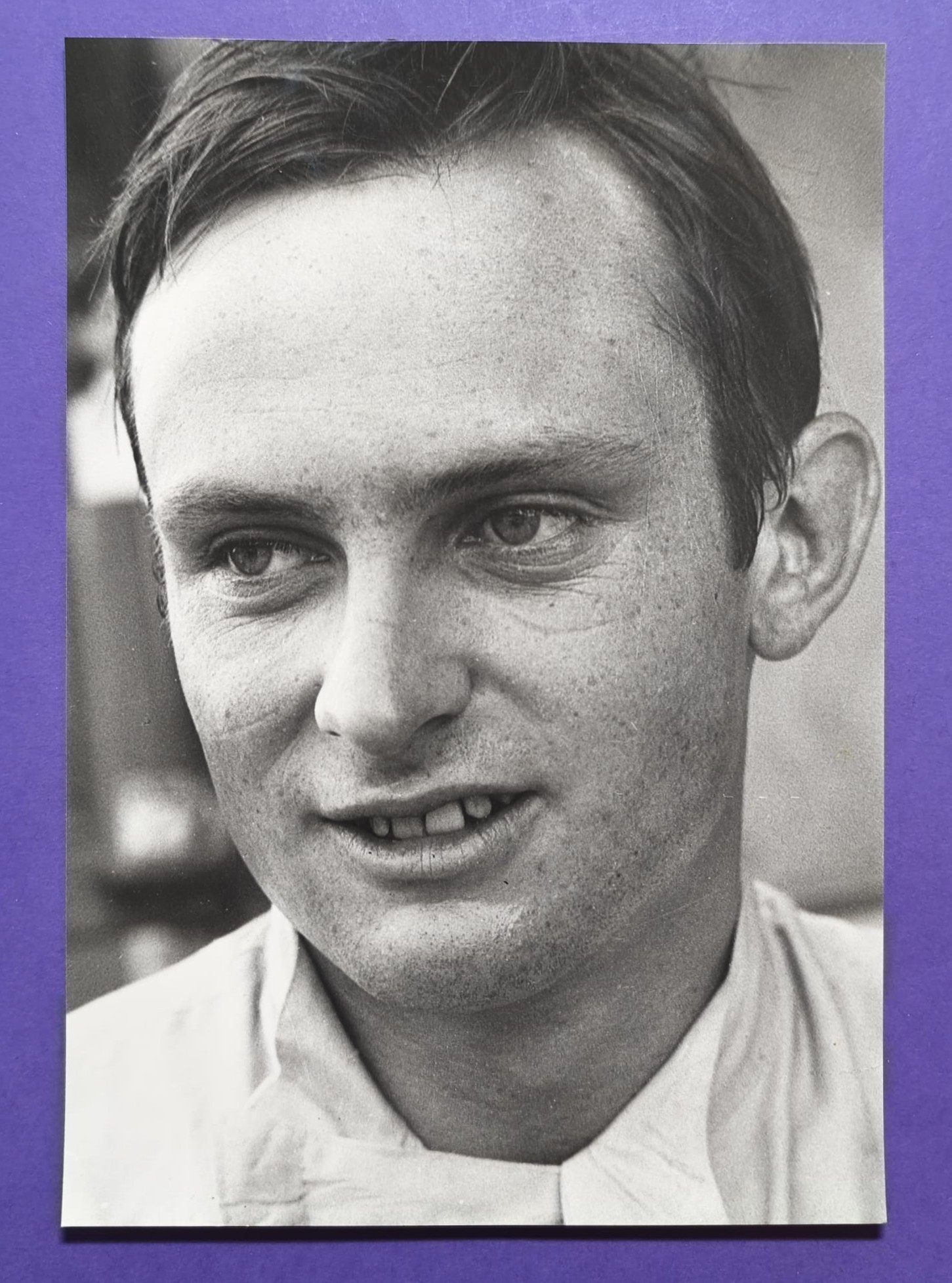 sehr altes Original Pressefoto aus den 60er Jahren, Chris Amon, Formel Grand Prix Jahre, 15x22cm 