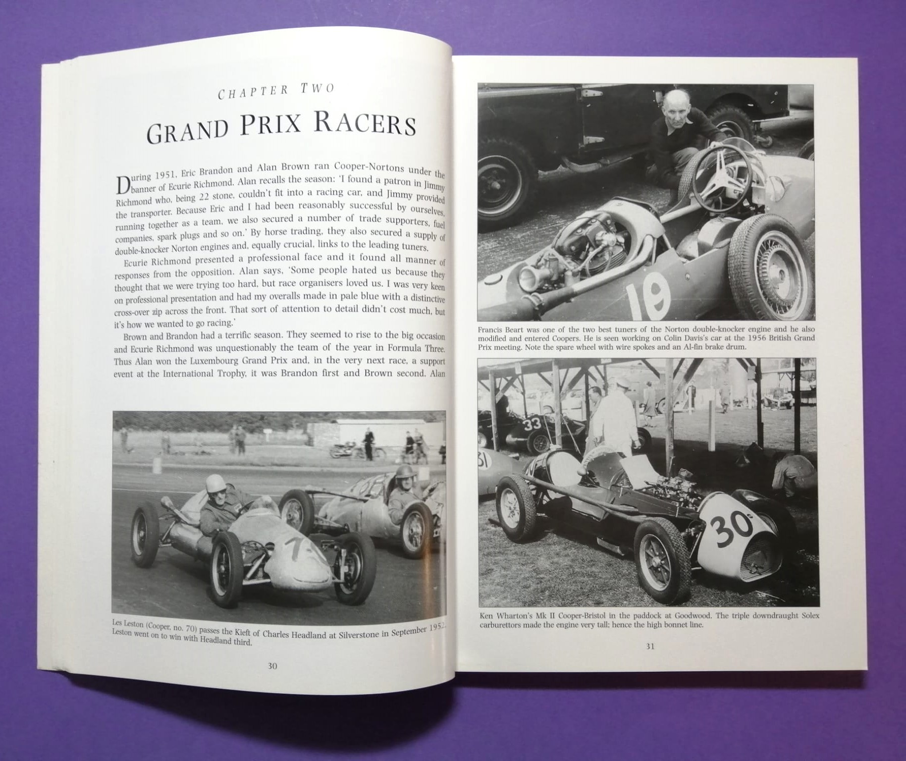 altes Buch Cooper, Formel 1 Grand Prix Team, Formel 2, Formel 3, Sportwagen, Indy Car, MINI Tuner, Jochen Rindt,.. Englisch!