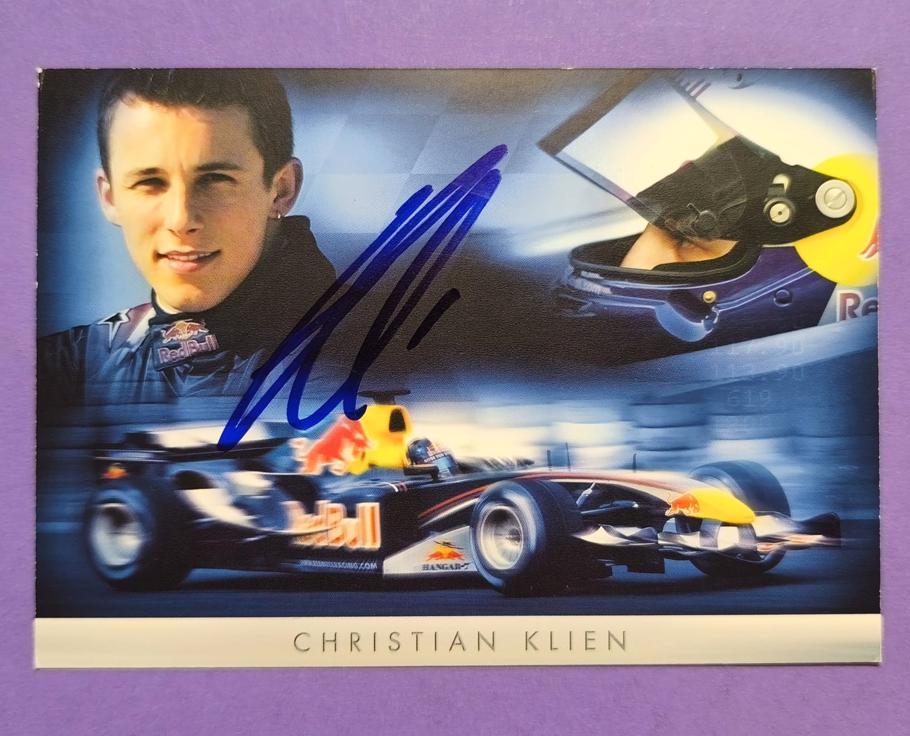 Original Autogramm, Christian Klien, Red Bull, Formel 1 Grand Prix 2005, alte Karte 11x15cm