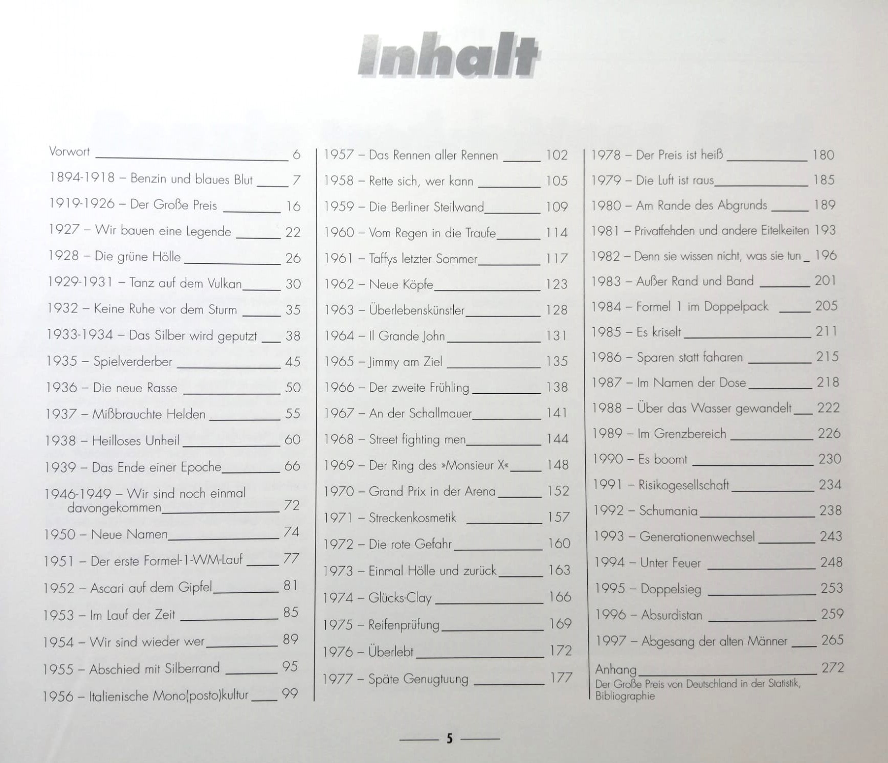 altes Buch, Grand Prix 70 Jahre Großer Preis von Deutschland, 1926 bis 1997, Avus, Solitude, Nürburgring, Hockenheimring, Formel 1, Rindt, Lauda, Berger, Clark, Cevert, Schumacher, Winkelhock, Zakspeed,..