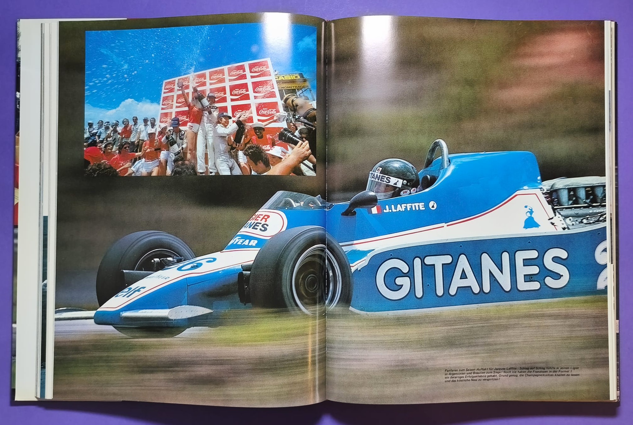 altes Buch, Auto Jahr 1979-1980, Nr. 27, BMW M1 Procar, Lancia Beta, Mazda, Mercedes, Rallye, Fiat Abarth 131, Renault R5, Porsche,.. Formel 1, 2, 3, LeMans, USA,.. Scheckter, Villeneuve, Lauda,.. Ferrari, Ligier, Lotus, Renault, Wolf,..
