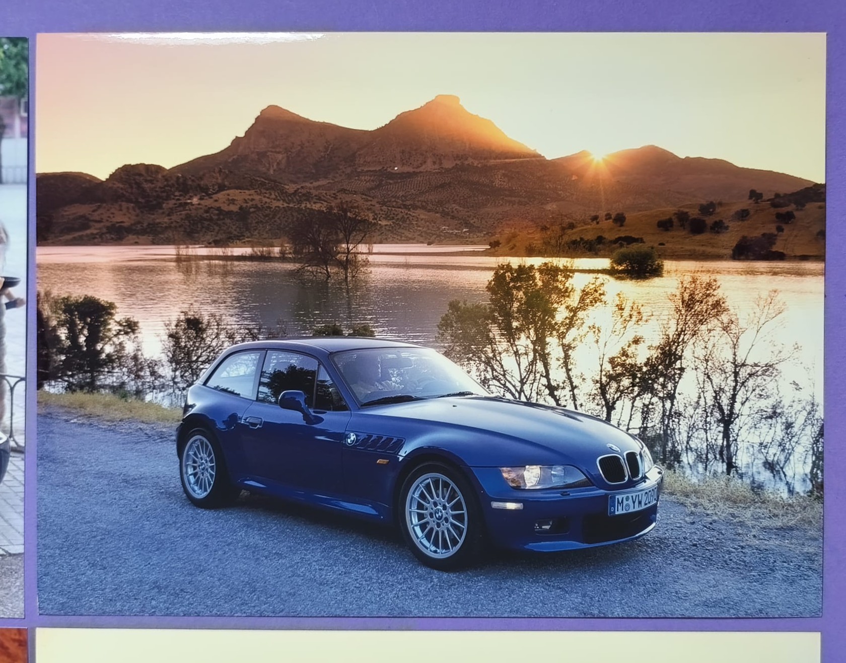 5 Stück alte Werks Pressefotos, BMW Z3 2,8 Coupe, 1998, 18x24cm