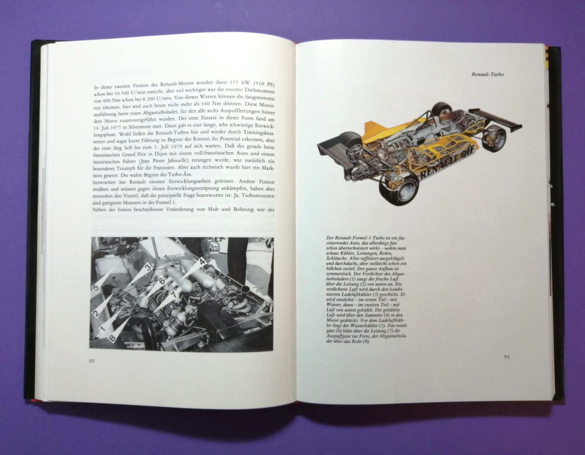 altes Buch Niki Lauda Die neue Formel 1, Das Turbo Zeitalter, Technik und Praxis des Grand Prix Sports 2, BMW, Ferrari, Renault, G. Villeneuve, E. de Angelis, D. Pironi, A. de Cesaris, M. Winkelhock, Österreichring,..
